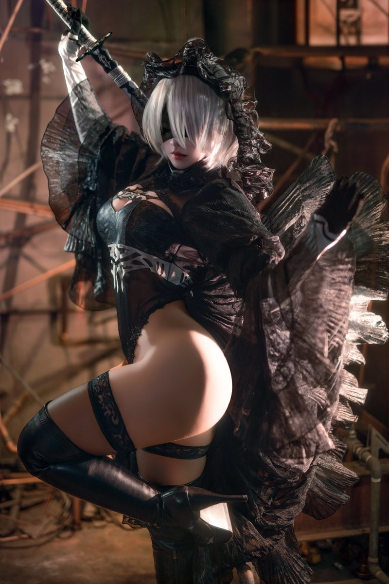 NieR 黒花嫁2B:コスプレ https://t.co/Z5ls1BST2k