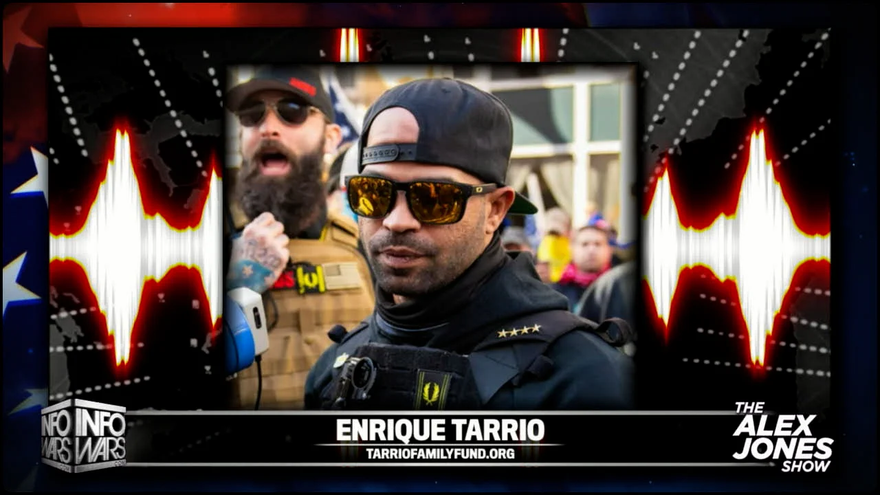 EXCLUSIVE: Pardoned Proud Boys Leader Enrique Tarrio Calls For Merrick Garland's Arrest@NobleOne» WATCH/SHARE THE LIVE X STREAM HERE:https://t.co/lRa0L2xxy3 https://t.co/DhTnkvUamQ