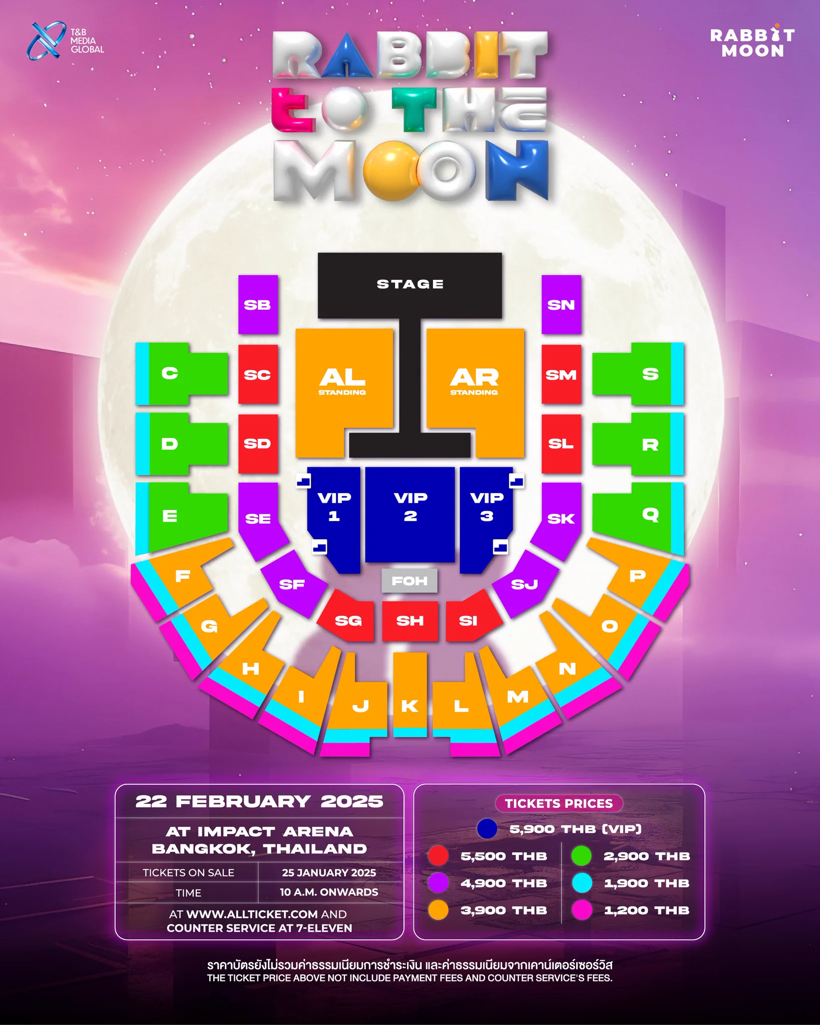 พร้อมรับความสนุกในเทศกาลดนตรี K-POP แห่งปีแล้วหรือยัง?... กดซื้อบัตรได้แล้วตอนนี้! 🌟🐰 𝐑𝐀𝐁𝐁𝐈𝐓 𝐓𝐎 𝐓𝐇𝐄 𝐌𝐎𝐎𝐍 𝟐𝟎𝟐𝟓 🌕🔗 https://t.co/CQfUUIAVjC🌟 22 กุมภาพันธ์ 2025 📍อิมแพ็ค อารีน่า (IMPACT ARENA)#RabbitMoon#RabbitToTheMoon#RabbitToTheMoon2025 https://t.co/b1xqenCFEY