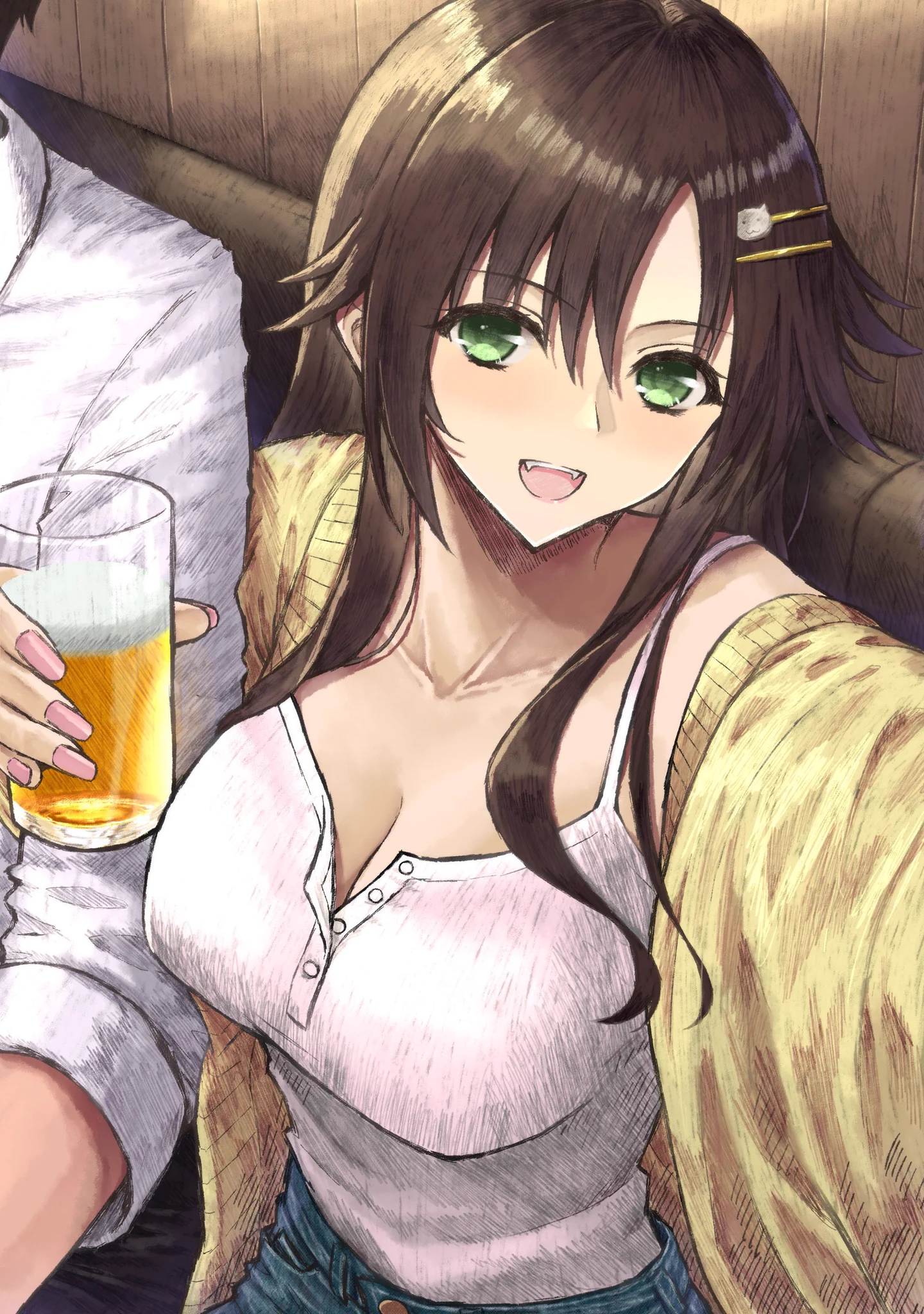 成人の日なので過去に描いた姫川友紀ちゃん(20)です！お酒を飲みます！ https://t.co/hCTQiOIkkk