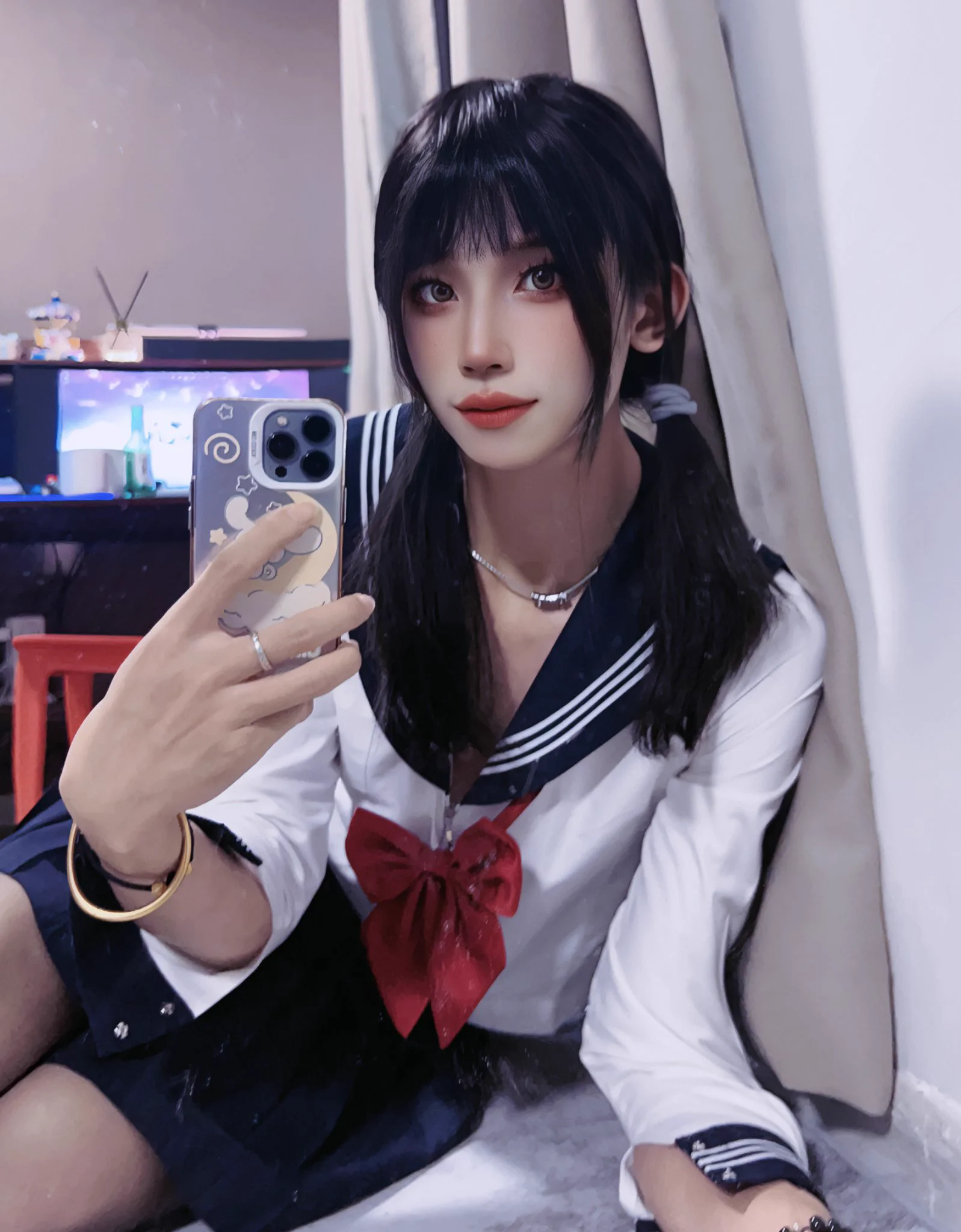 妹妹给你发了一张自拍，此时你应该怎么做？#伪娘 #南京伪娘 #南京cd #反差 #露出 #黑丝 #男の娘 #sm https://t.co/WdEqJUFoMa