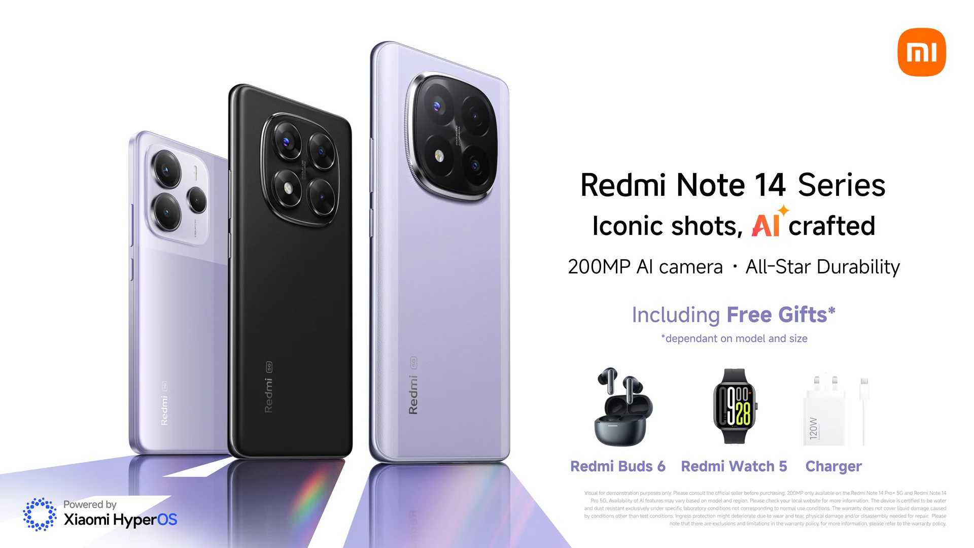 Interested in getting your hands on our brand new #RedmiNote14Series smartphones? Buy now and receive some amazing free gifts here: https://t.co/efiPlfkPsI Limited time only. https://t.co/68EftDEqRC