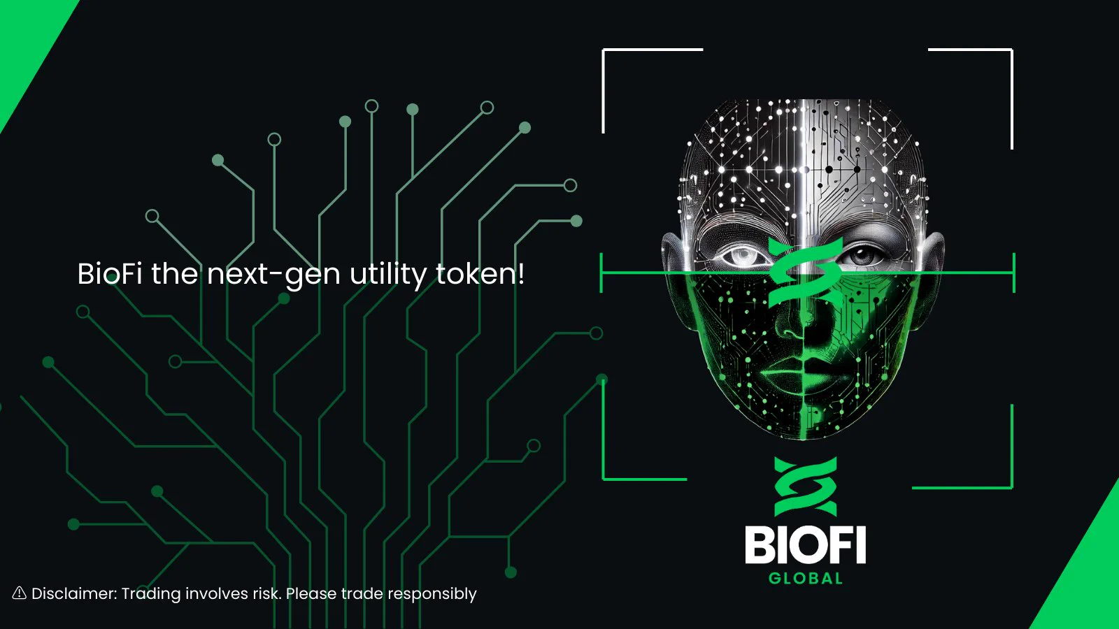 🌐 Revolutionize Finance with BioFi 🔒Biometric identity is your key to a secure, seamless, and personalized financial future.✅ Powered by cutting-edge tech✅ Privacy-first, user-focused✅ Built for the new era of DeFi 🔗 Learn More About BioFi: https://t.co/ZvYoSK81FY https://t.co/2rcayhs3Km