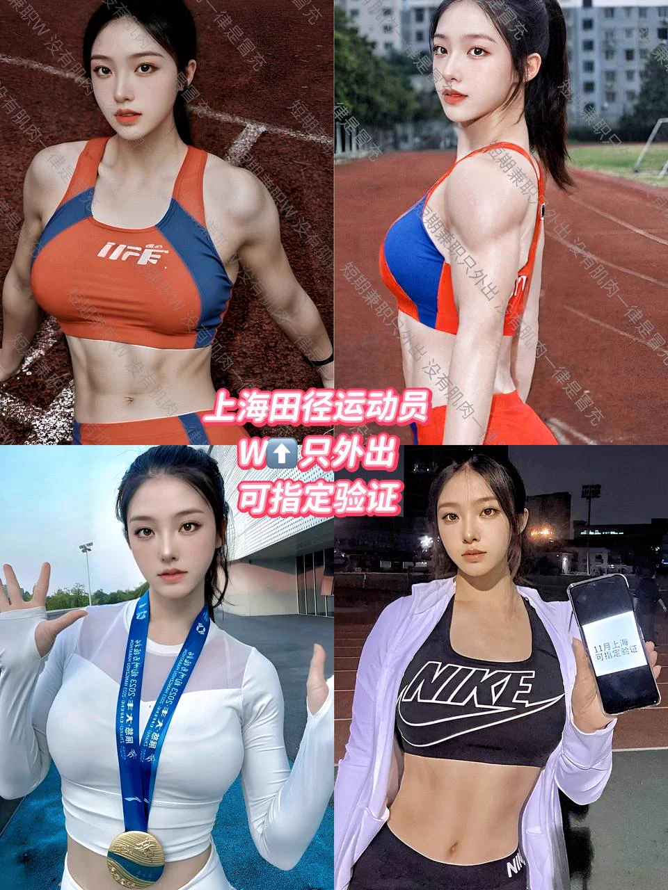 #上海外围短期纯兼职 W⬆️没有gzs 只外出 提前预约🏃🏻‍♀️田径运动员 马拉松运动员 ✈️可陪客户跑马 跑山 越野（价另谈）小学开始练习田径 20年资深运动员基本上每天都在训练 肌肉发达💪1996年生 现任田径教练 👙165 D cup 腰围仅57cm（一尺七）全国看图频道 https://t.co/Azp2BbtGVt https://t.co/LIpT3TX8Ln
