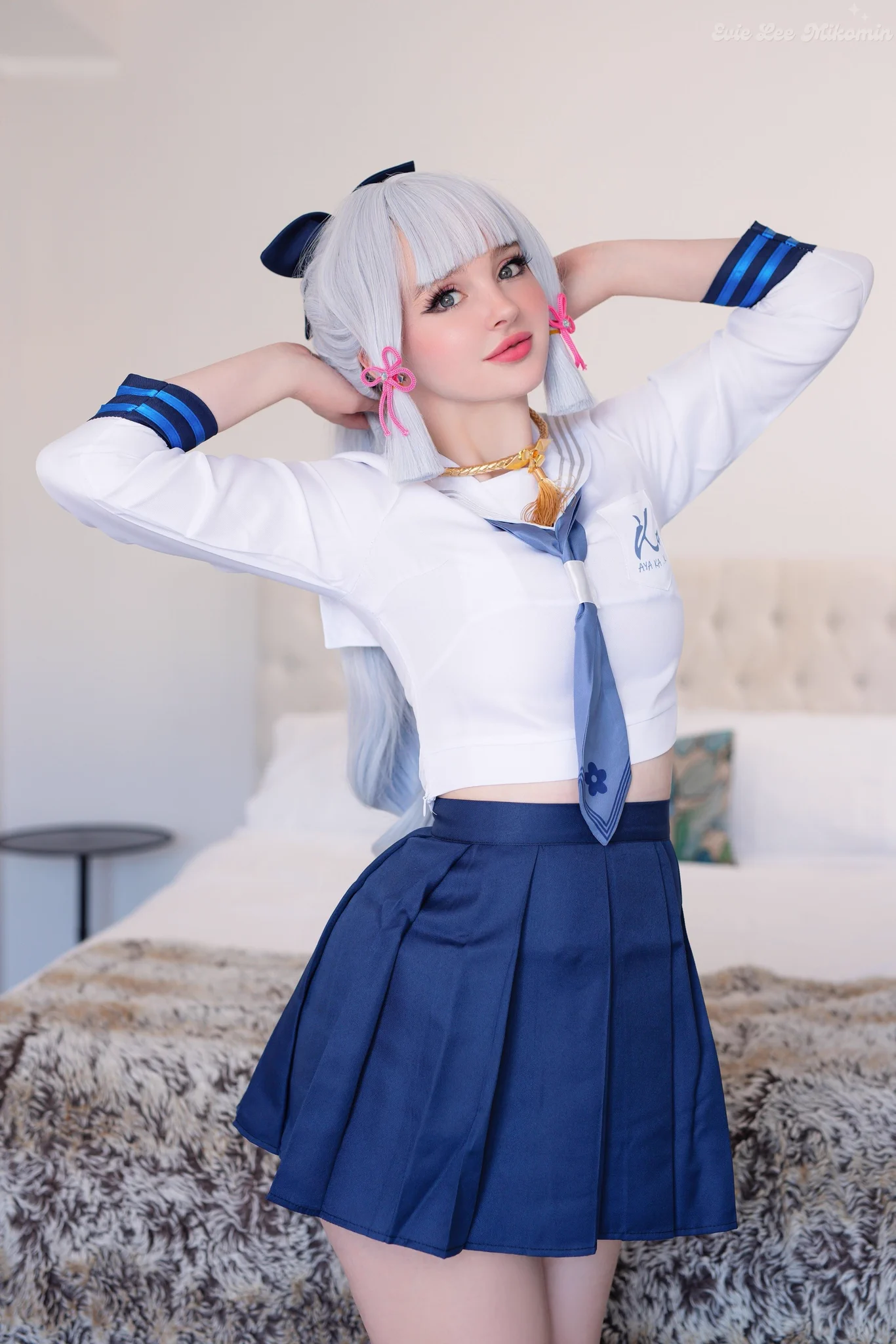 Kamisato Ayaka from #GenshinImpact 🩵 How did i do?#AyakaKamisato https://t.co/eI7YoOFLTV