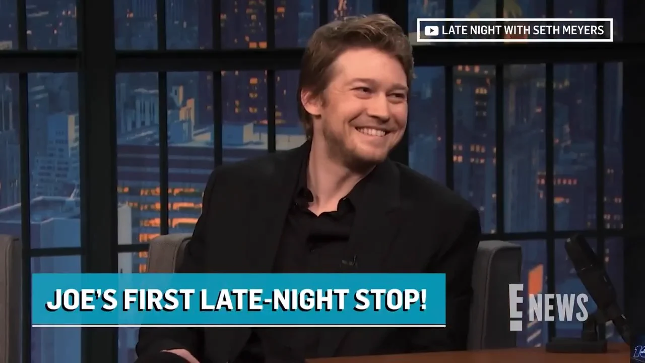 Joe Alwyn, who dated Taylor Swift from 2017 to 2023, makes his late night talk show debut on "Late Night With Seth Meyers." https://t.co/bfmYNWVYs6