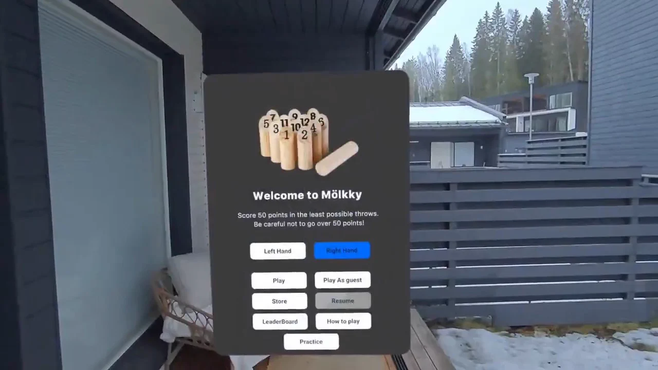 We’re thrilled to bring the classic outdoor fun of Mölkky to the Meta Quest!Enjoy realistic gameplay, a leaderboard, practice range and immersive environments, and unique rewards to customize your matches.Download Mölkky Game on the Meta Quest today!https://t.co/UowQwasVzf https://t.co/yKtaDSjKav