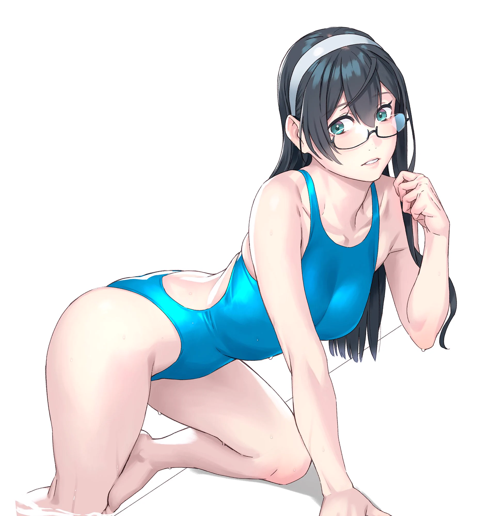 屈んで重力でお腹がずしっと下がるのが描きたくて'25。 https://t.co/uwoAGV2TIl