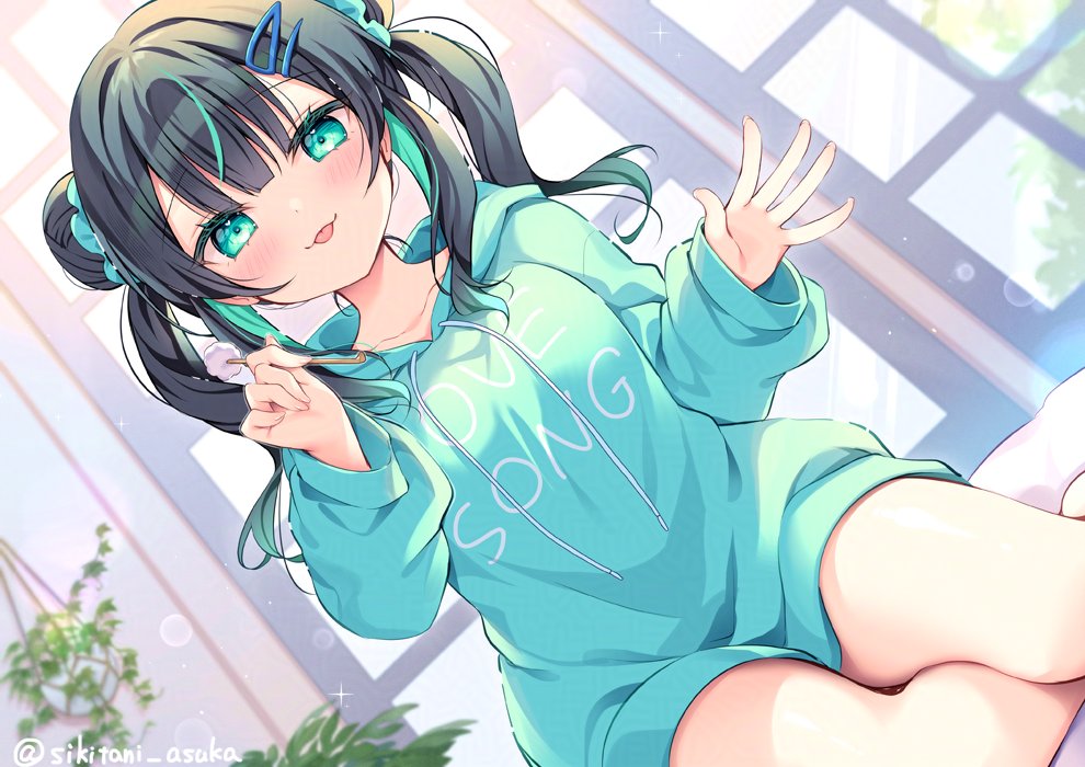 「耳かきしてあげる♪💙」 https://t.co/4DFtDZewfs