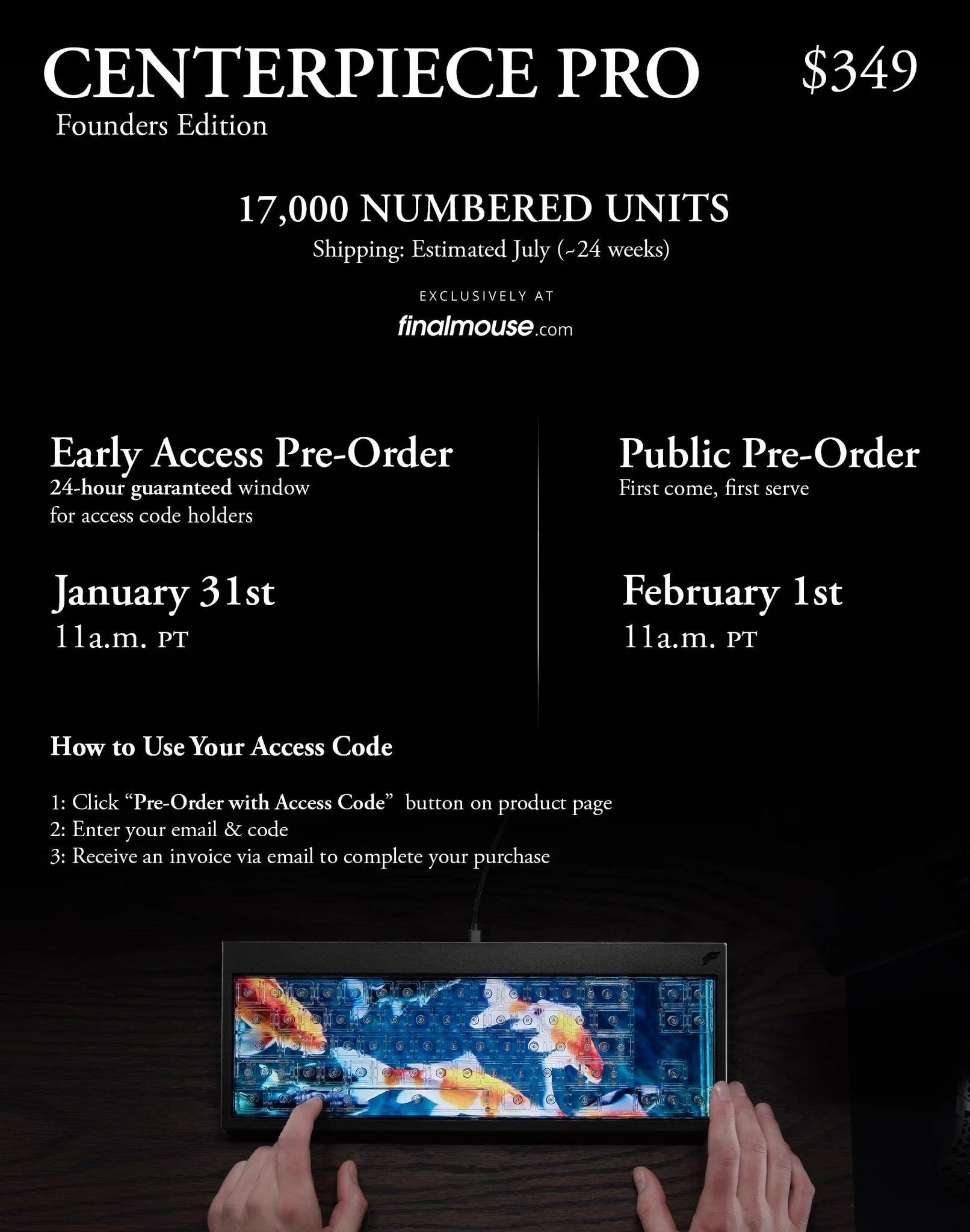 Centerpiece Pro Founders EditionPreorder Information ℹ️ https://t.co/fdWrHayxY4