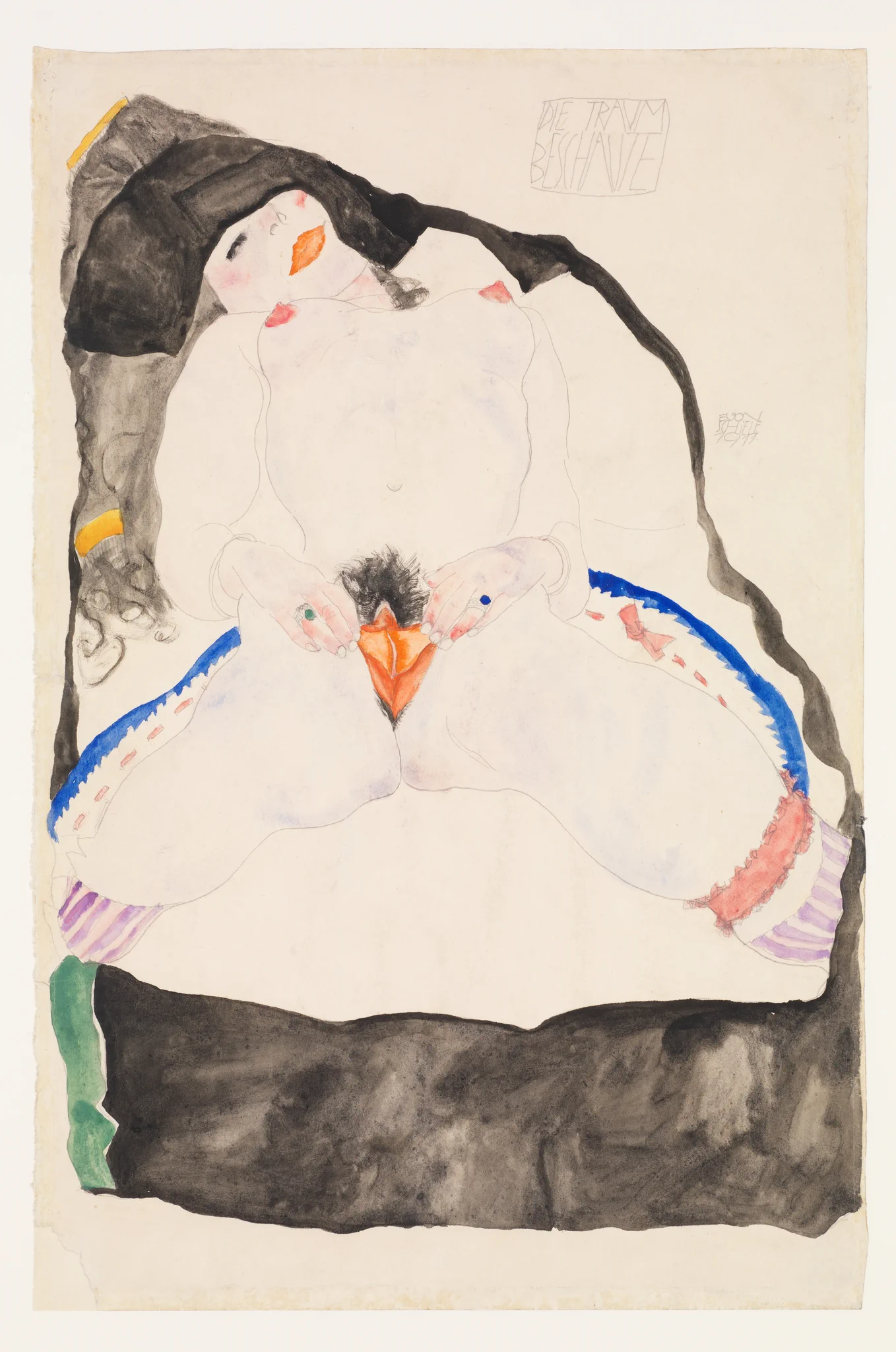 Observed in a Dream, 1911 #artbots #schiele https://t.co/JkT5IgOPZg