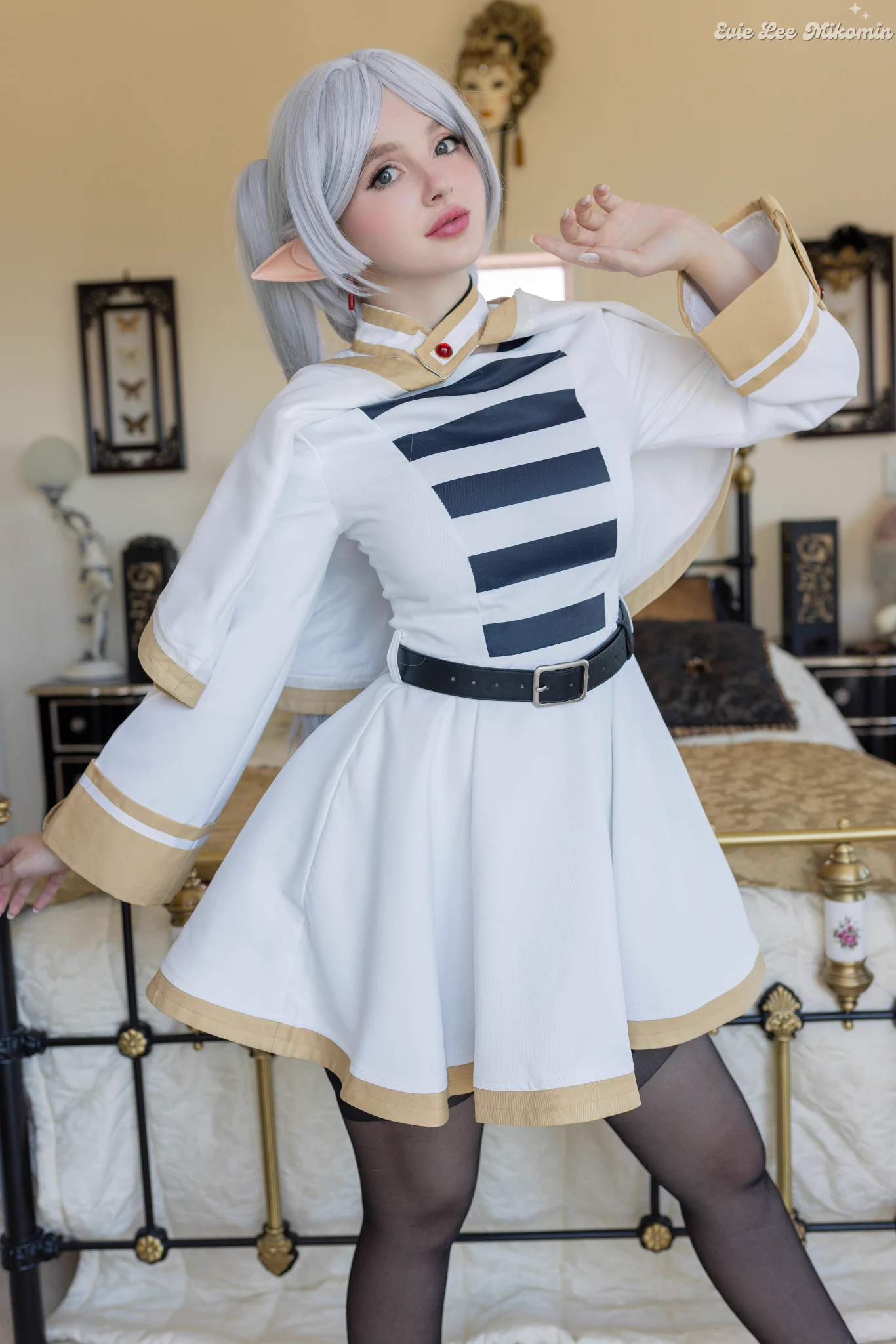my take on Frieren 🤍 How did i do?#frieren #frierencosplay https://t.co/nVZvoWzYVj