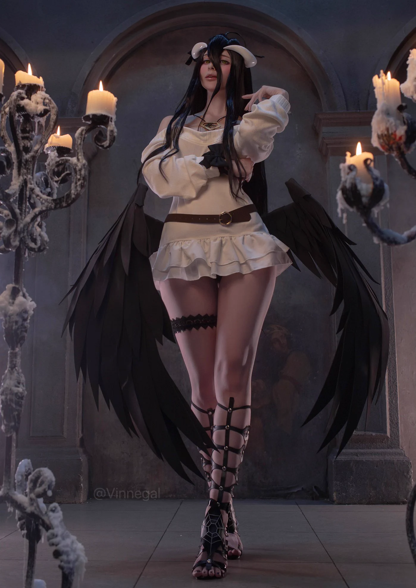 Who wants needy obsessive succubus gf? Albedo from Overlord! 🖤 https://t.co/Lfw5eUDUYk