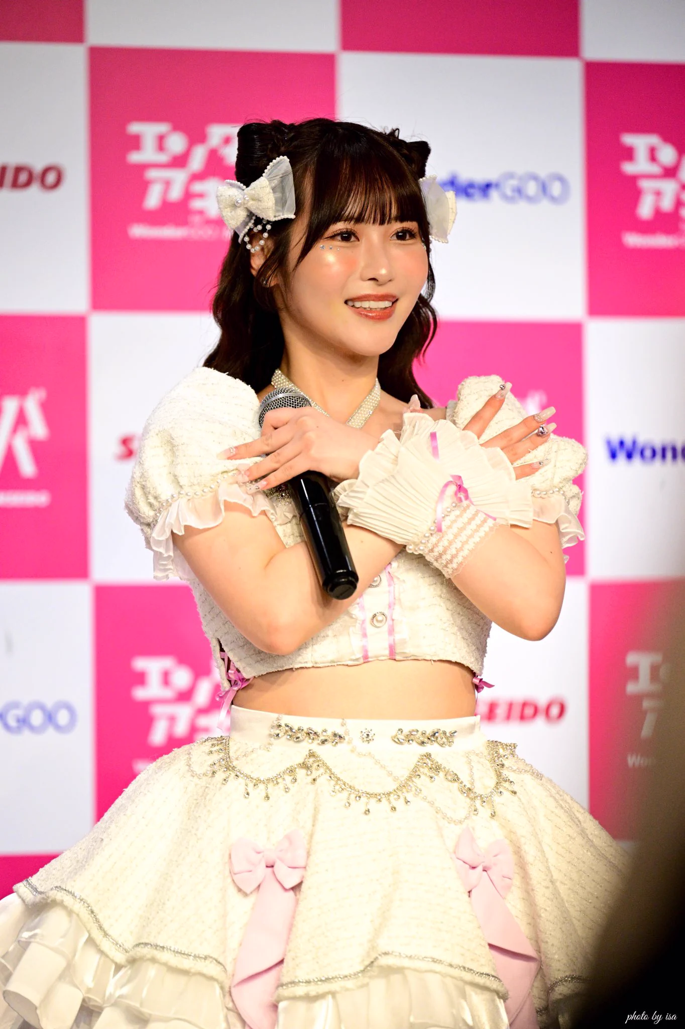 🌙 Mi LUNA &amp; ねこまんまっ!! 🌙合同リリースイベントより可愛い〜😍アイドル衣装で2ショ撮れるチャンスあと8回しか無いからね！#小野六花 @onorikka#ねこまんまっ‼︎Nikon Z9 × NIKKOR Z 70-200mm f/2.8 VR S https://t.co/qCRuAIdsx0