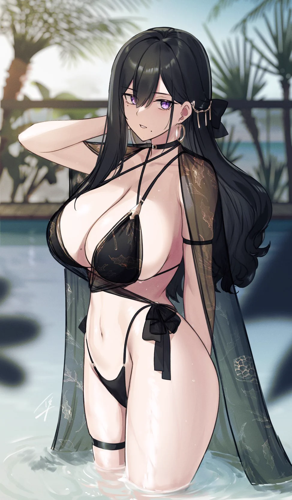 #刺さる人に届け一次創作祭り 黒髪狐エルフをご用意しています https://t.co/6ESDwqL395