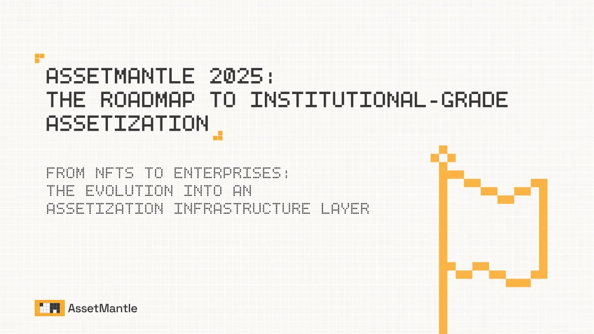 The last cycle was fueled by speculation—NFTs, DeFi, and fleeting hype. But real value isn’t found in hype. It’s built.AssetMantle has evolved beyond collectibles. We’re not just minting assets—we’re building the infrastructure for enterprises to bring real-world value on-chain.Read the full AssetMantle 2025 roadmaphttps://t.co/w5UgFDBBYV2025 is the year of execution. A modular assetization framework, institutional integrations, AI-driven liquidity, and enterprise adoption at scale.Tokenization isn’t a trend—it’s a trillion-dollar shift. The question isn’t if RWAs will be tokenized. It’s who will build the rails.We’re doing just that.