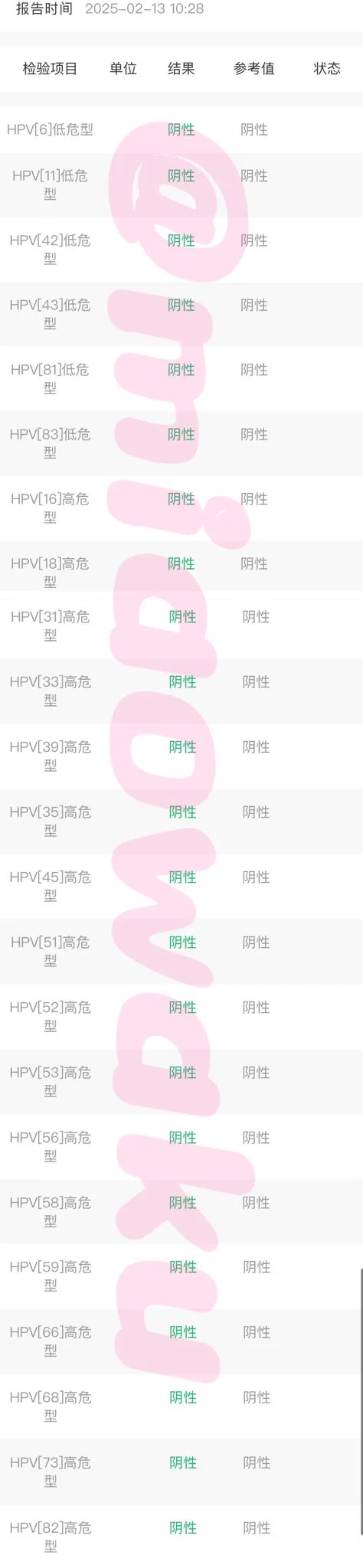 定期检查报告结果ovo请放心和鱼约会叭小tips：女生们记得doi前后都拉着性伴侣洗澡doi后一定要尿尿这样可以避免得hpv/阴道炎/尿道炎不论男生女生都要戴套爱卫生保护好自己！ https://t.co/n2rw7cCoE8