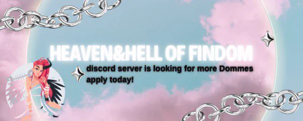 Heaven &amp; Hell Discord Server is looking to expand our empire with powerful new Dommes! Fill out application below 😇😈Join an elite circle of Dommes owning power and making bank 💸😍 https://t.co/rTNs9mme1F