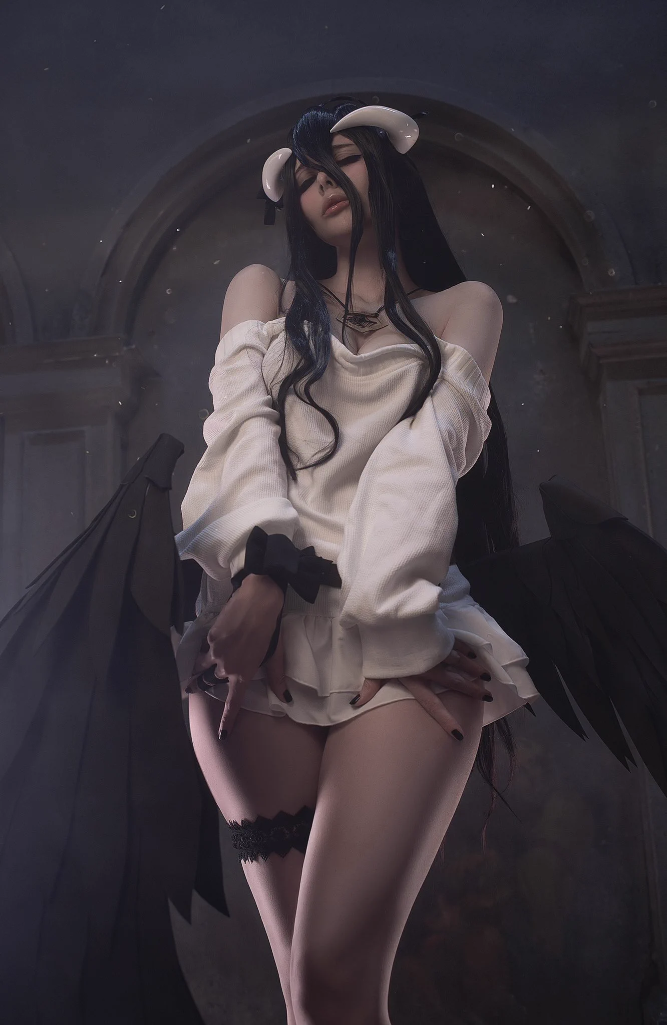 It seems I lack the ‘impurity’ to ride a Bicorn. Care to change that? Albedo from Overlord! 🖤 https://t.co/M1V5Mtr9ij