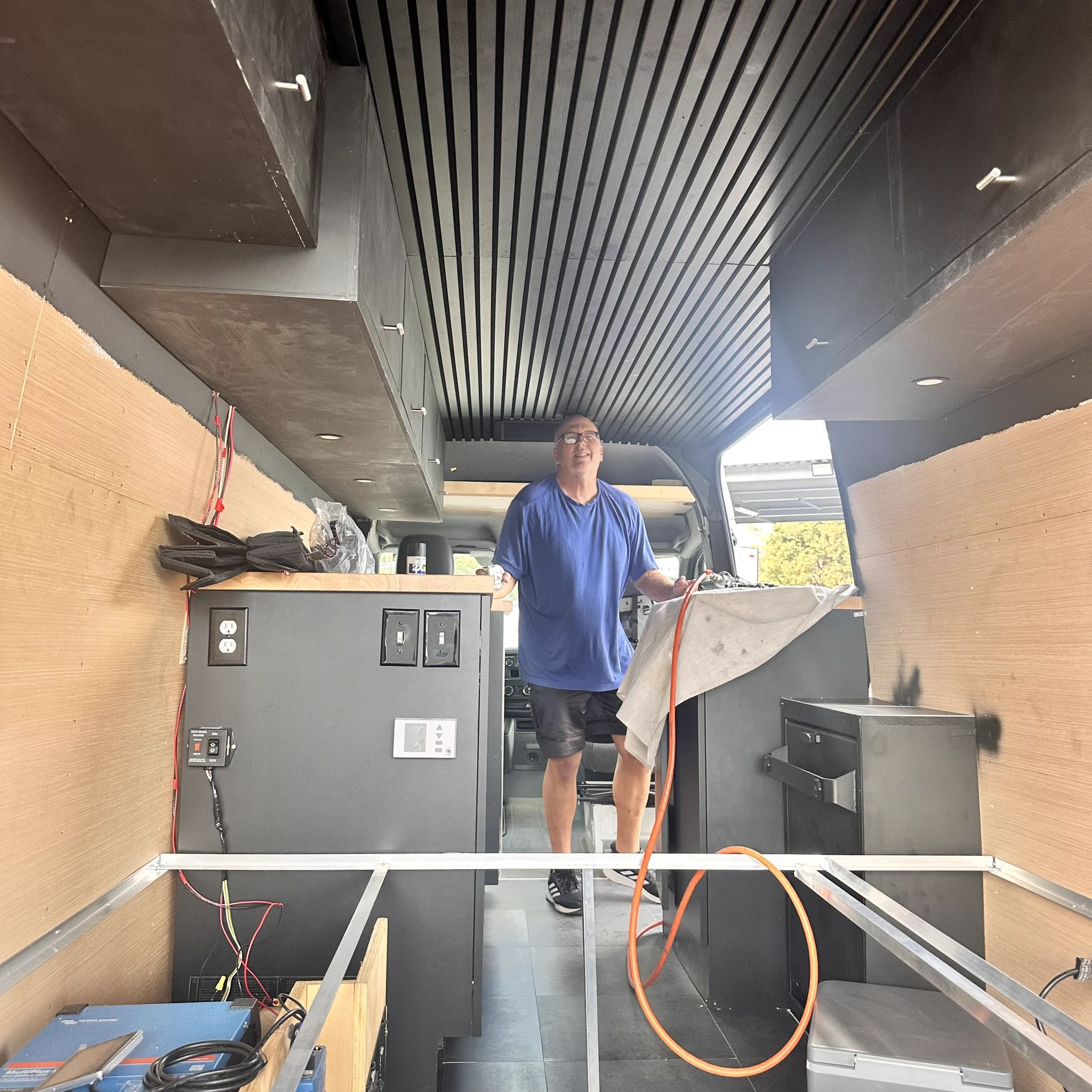 You never know when I’ll be in your town now and I’m building my van. The ceiling was done. https://t.co/mT05AarCXP