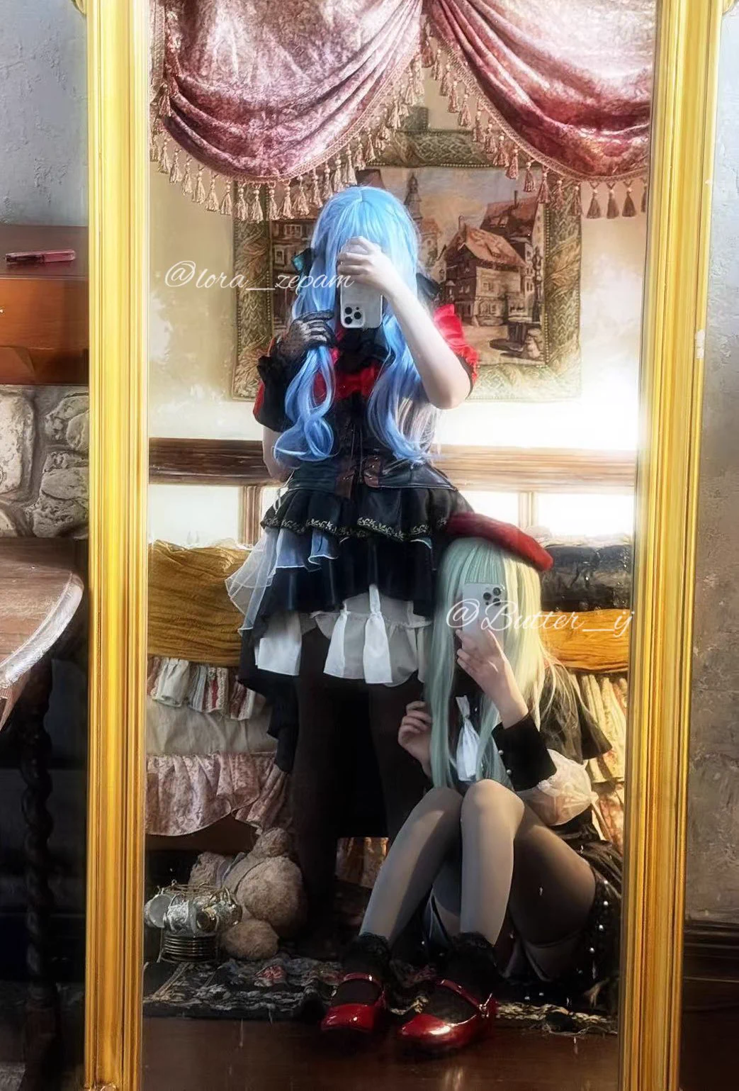 everlastin’ ever..　離れぬように　ever, ever, ever..无休无止起舞 为了不再分离 永远 永远 永远。@Lora_zepam #avemujica #若叶睦 #丰川祥子 #bangdream https://t.co/8hkjsaEoMd