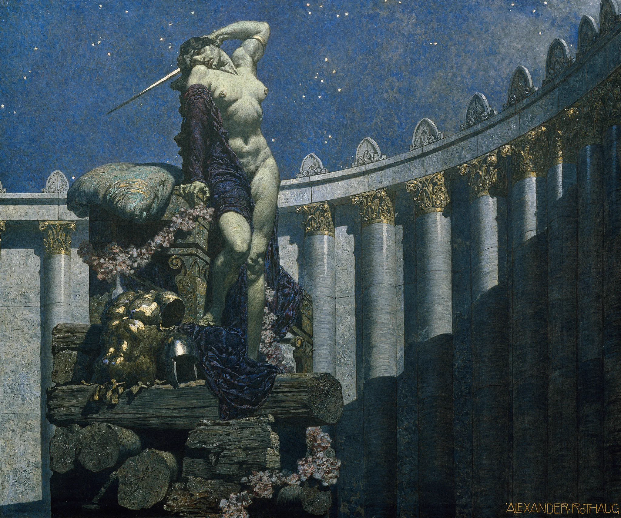 Dido at the Stake — Alexander Rothaug https://t.co/c3VMuyO7Ou