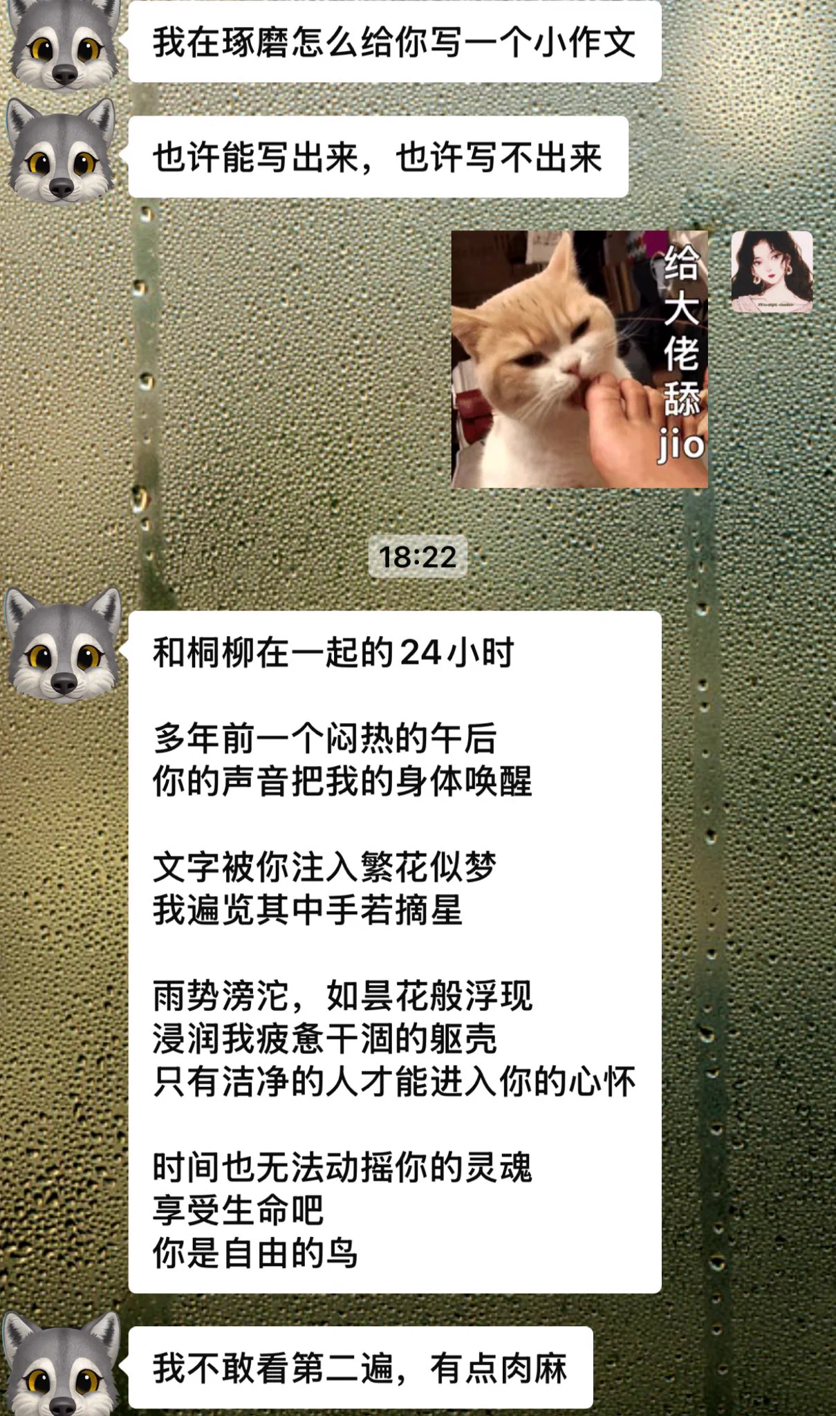 1️⃣9️⃣能跟弟弟约上，那全靠了我总diss的“搬运狗”，弟弟是墙内看到过我的视频，又在推上刷到我，才联系的我他喜欢我一个视频里的自我介绍：大家好，我是桐柳…这奇奇怪怪的戳点 是我完全没想到的 叫什么桐柳 不是叫我桐宝的么 https://t.co/EU0ybN1pjf