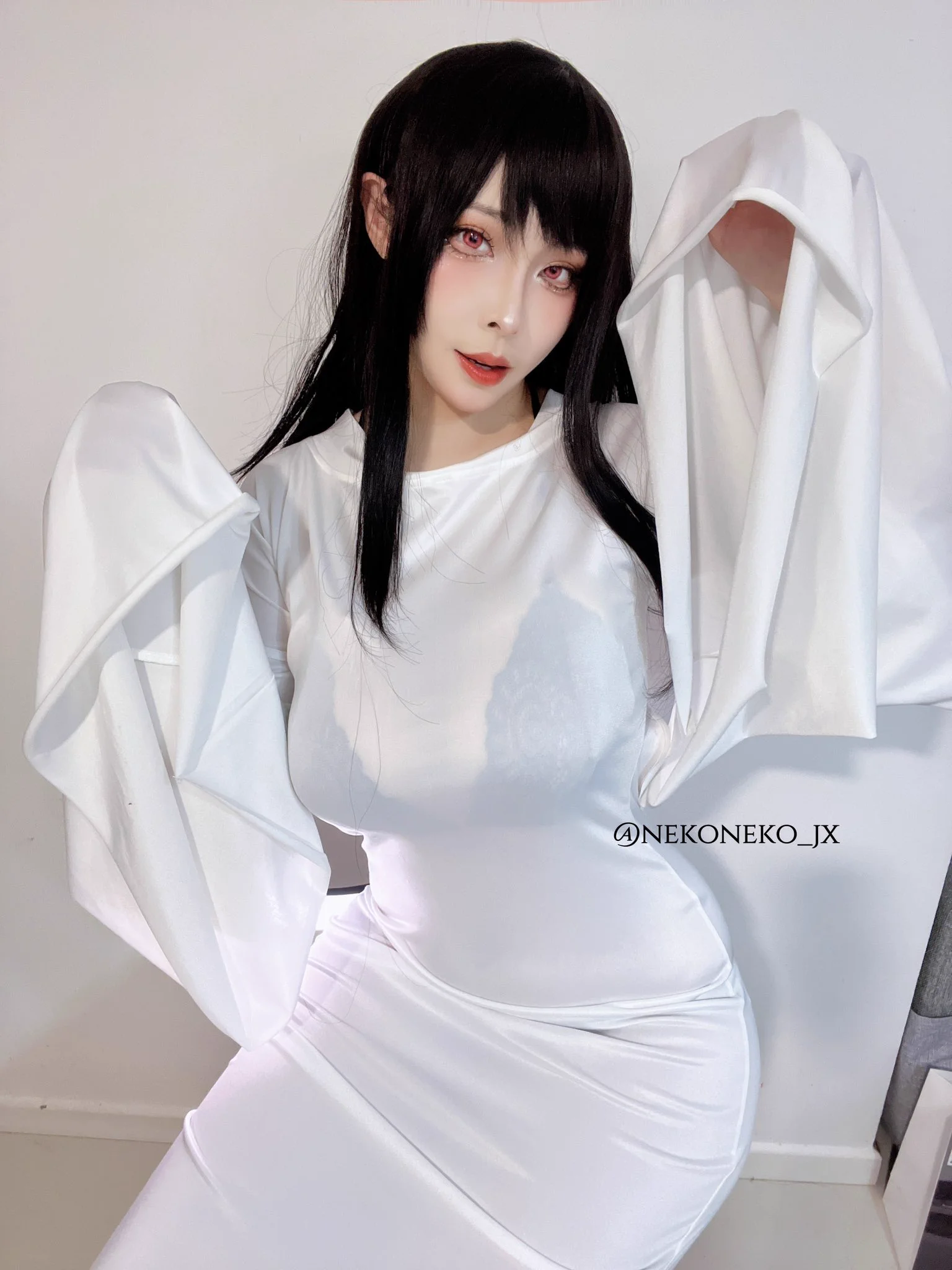 Ready to get haunted? 👻Costume 👻: @huohuajia #originalcharactercosplay #ghostgirl https://t.co/56OfEVZ7rP