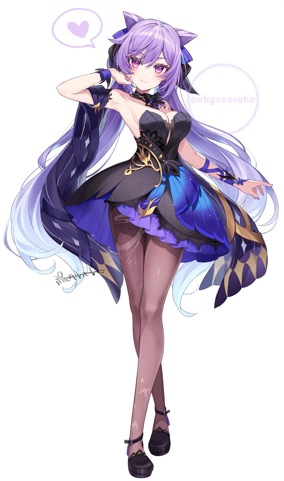 刻晴💜🦋✨ #原神 https://t.co/yz8dMeuScl