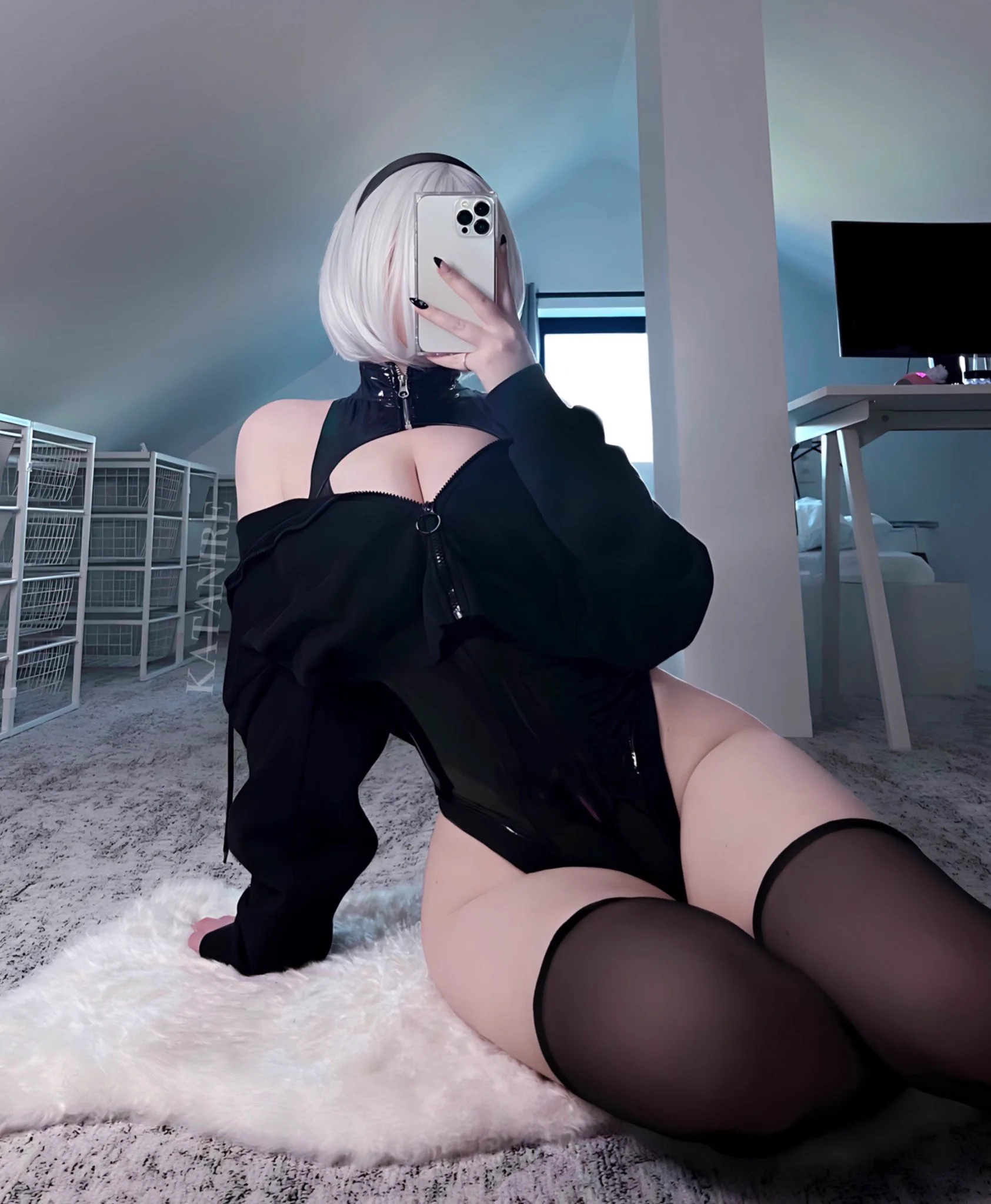 WIP 2B with @katanire cosplay https://t.co/0kPnK7QD1p