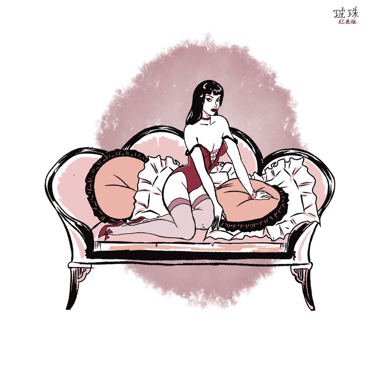 @devonudom 老师画的红色版的螂
超级萌的画风。。 https://t.co/3riM1fHEgk