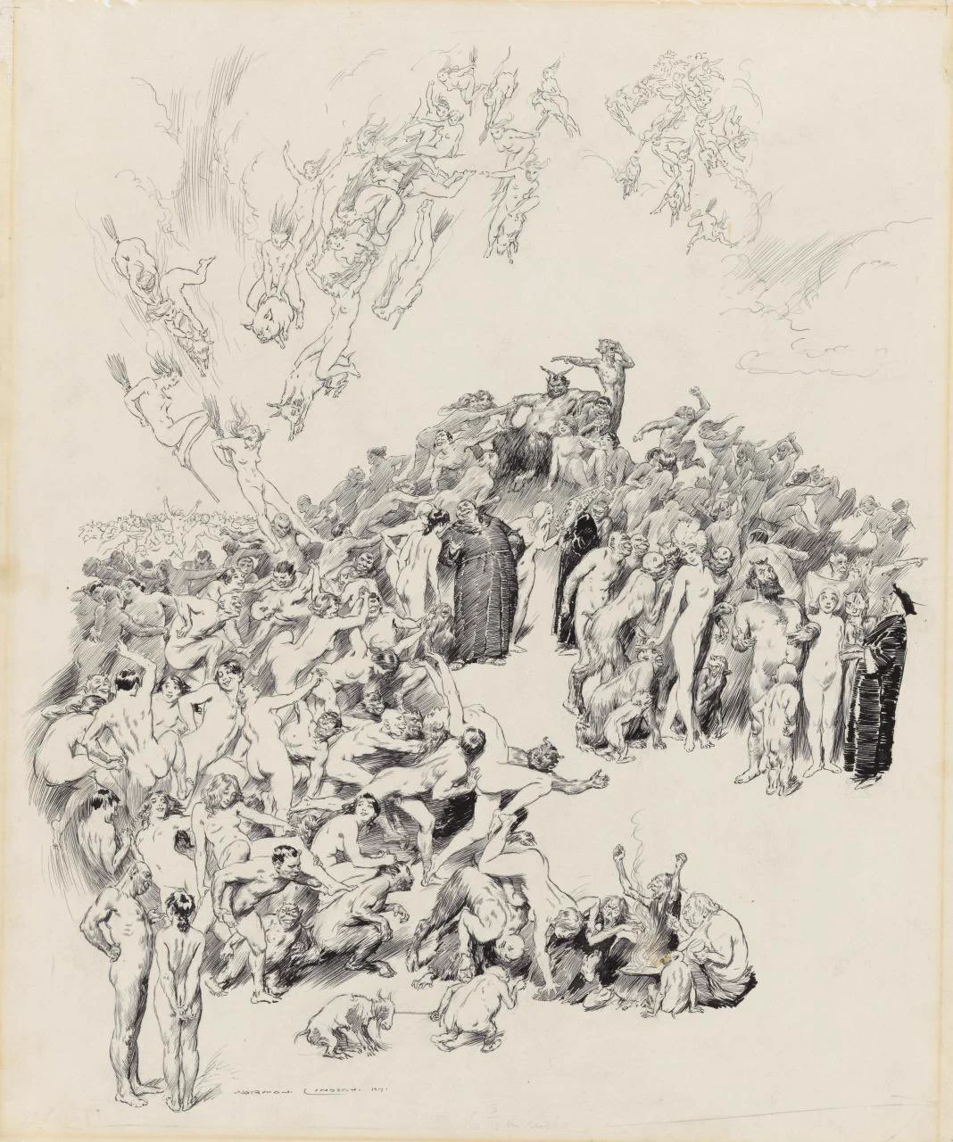The Witches Sabbath — Norman Lindsay https://t.co/4MhcJx6rWC