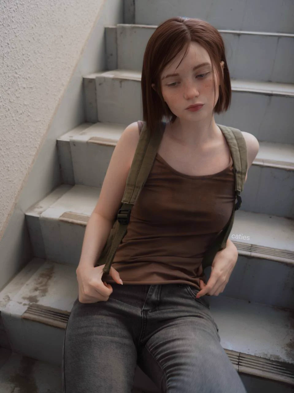 ellie from the last of us 2 https://t.co/7XfSZmclKg