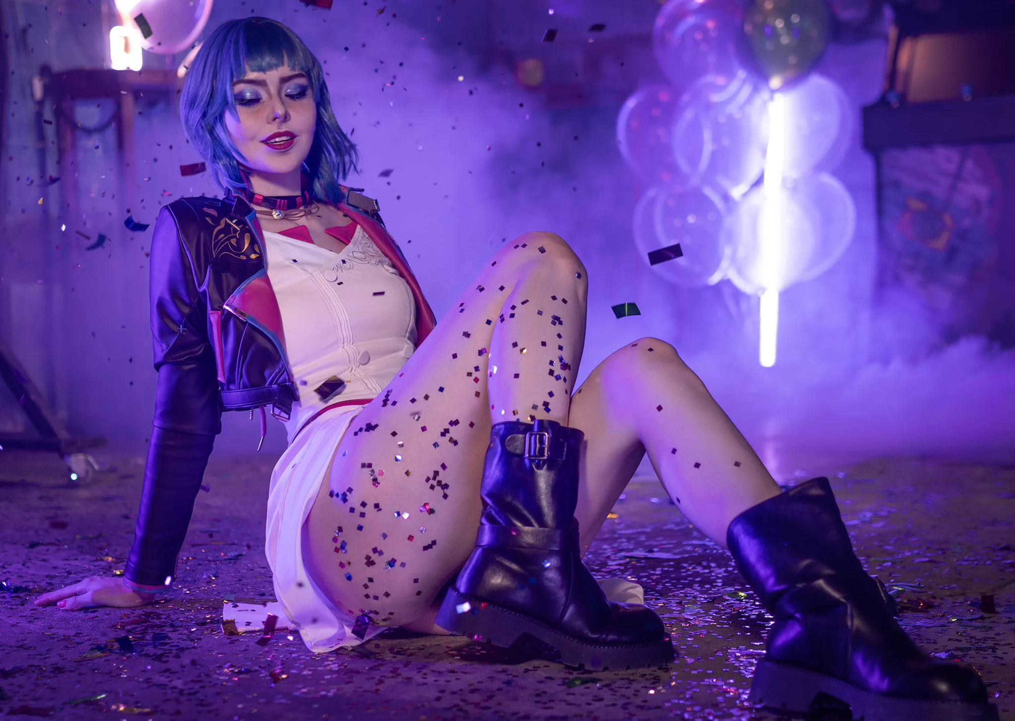 my powder/au jinx cosplay from arcane 🎊 https://t.co/VLQg1IPO2x