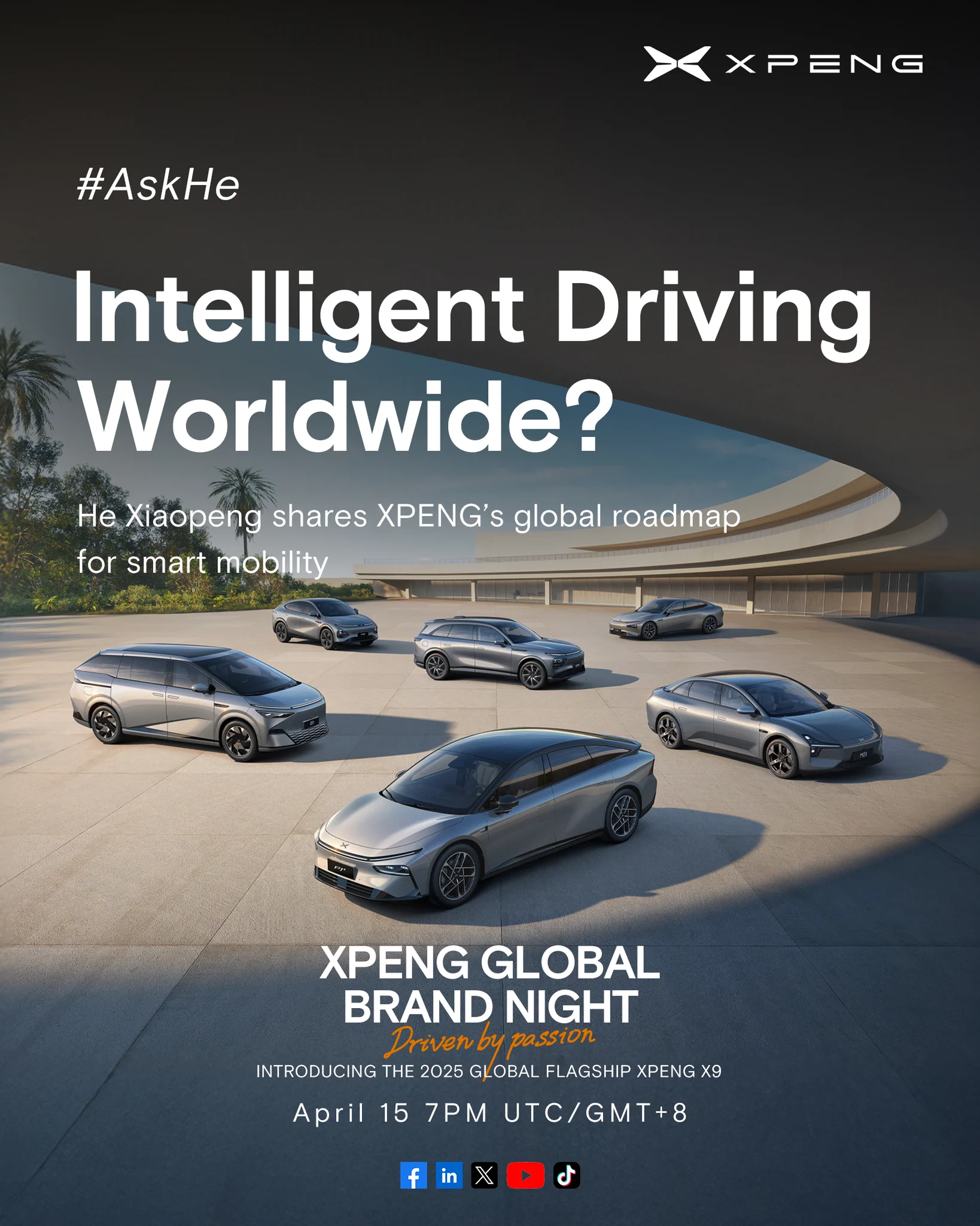 Got a lot of messages from our European XPENG fans lately: "When is the X9 coming to Europe?"; "Will XPENG's Turing AI go global?"...Two days to go. Let's talk on April 15th!#XPENG #Drivenbypassion https://t.co/bUR6CwyyLa