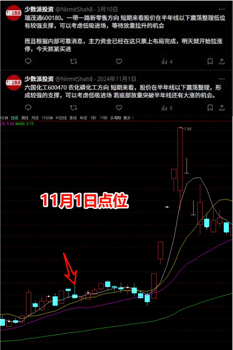 去年各位粉丝朋友跟 #六国化工 的赚的盆满钵满今年的 #瑞茂通 已经连续三个涨停。相信后市还会有大的行情随着豁免关税的发布，中美关系得到缓和，短线关注苹果供应链，消费电子等今年再组建一次群聊，以便各位以完美点位上车！我的操作以及建仓点位也会实时发到群里。前50名免费体验 https://t.co/PSNO6BHFbb