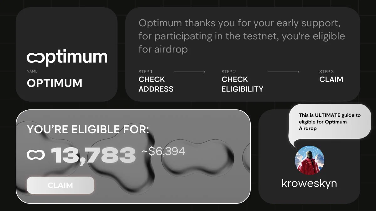 $OPTI Airdrop is Confirmed!Just recently the project raised $11M and right now we could be earlyCost: FREEPotential: $6,300Secret strategy, based on insider information 🧵👇 https://t.co/o7ZRl23RuQ