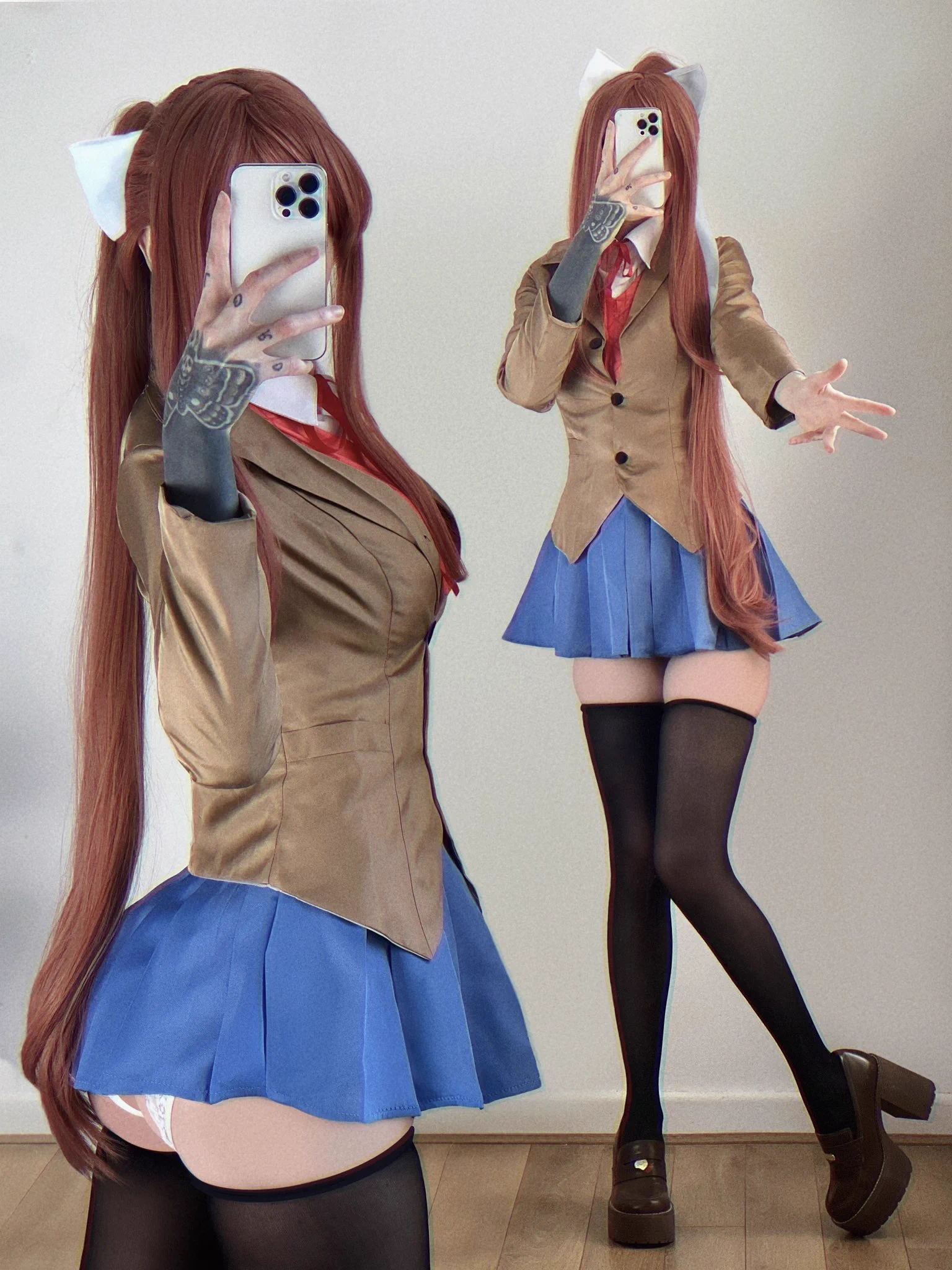 Monika from DDLC 🤍 https://t.co/wFyatsoQIO