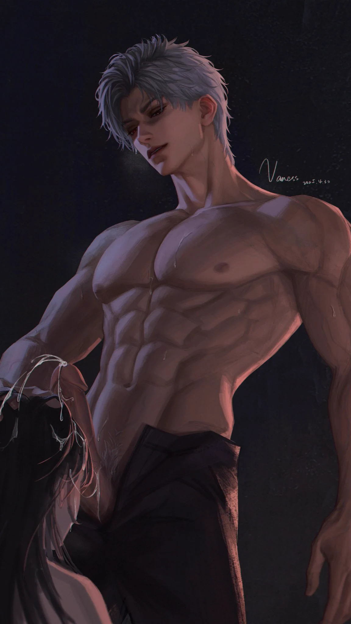 代朋友发，原作者wb@我真的好饿鸦https://t.co/GKAhyTslfm#Sylus #LoveandDeepspace #秦彻 https://t.co/pA4drcab0T