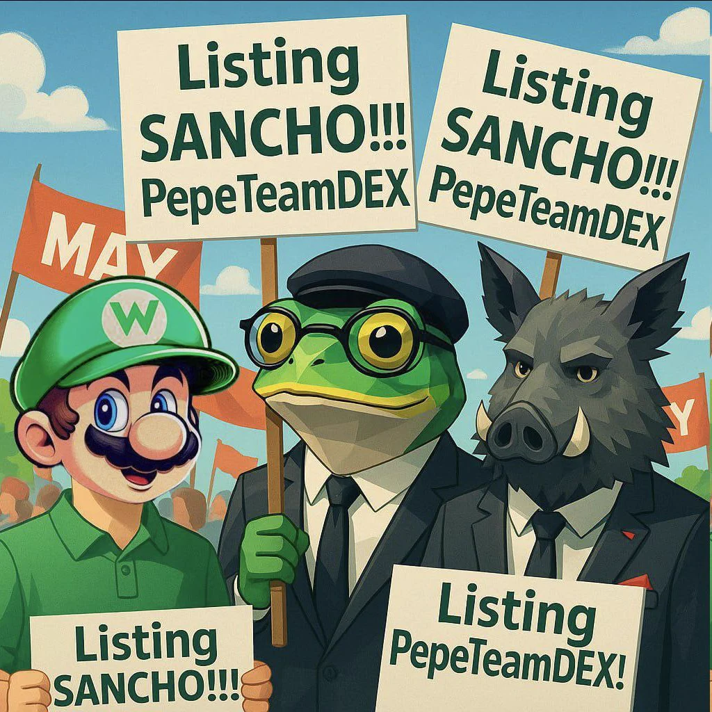 ❤️ Sancho continues to dominate in the crypto market. 🤝A new partnership between Sancho and PepeTeam will enable trading of Sancho on the Waves network via a 👉 Hybrid PepeTeam DEX https://t.co/2bPMuwH8sX 👈#Sancho #Memma #PepeTeamDex #Waves #Unit0 #Base https://t.co/WJOa4G4lEK
