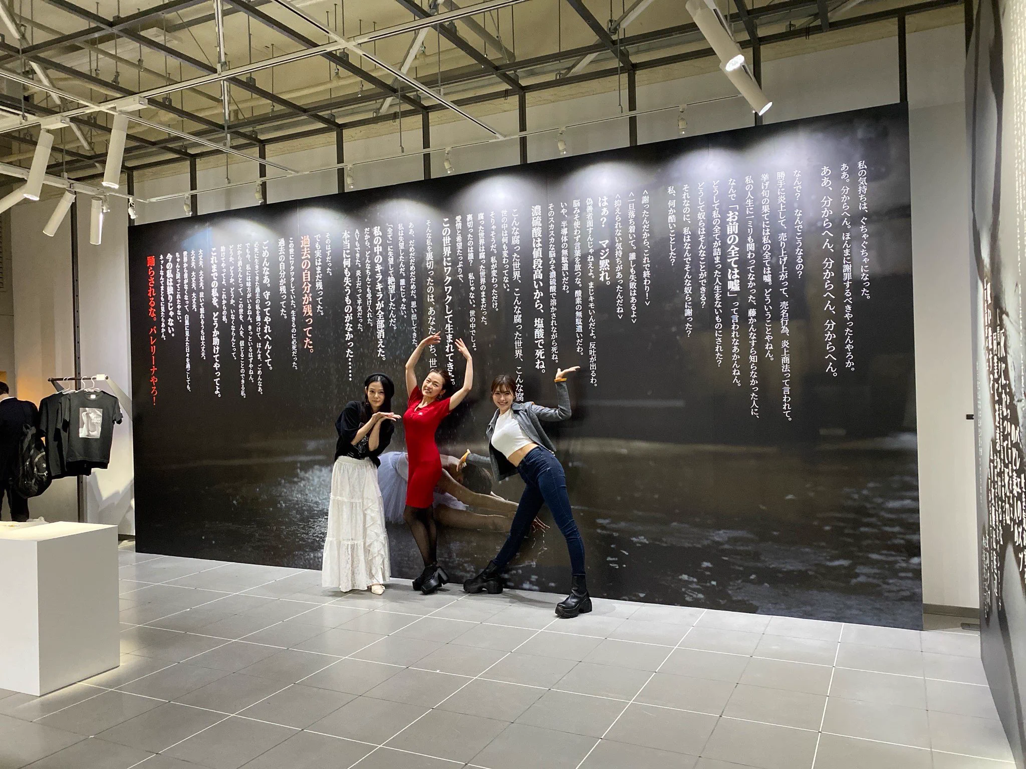＼『はだかの白鳥展』／https://t.co/7OBKx2hOTl第4章のココを読んで欲しいから、この展覧会は存在していると言っても過言ではないので…来た人は一語一句読み逃さずに‼️#はだかの白鳥#吉高寧々#藤かんな#つばさ舞 https://t.co/72neRJ6LF3