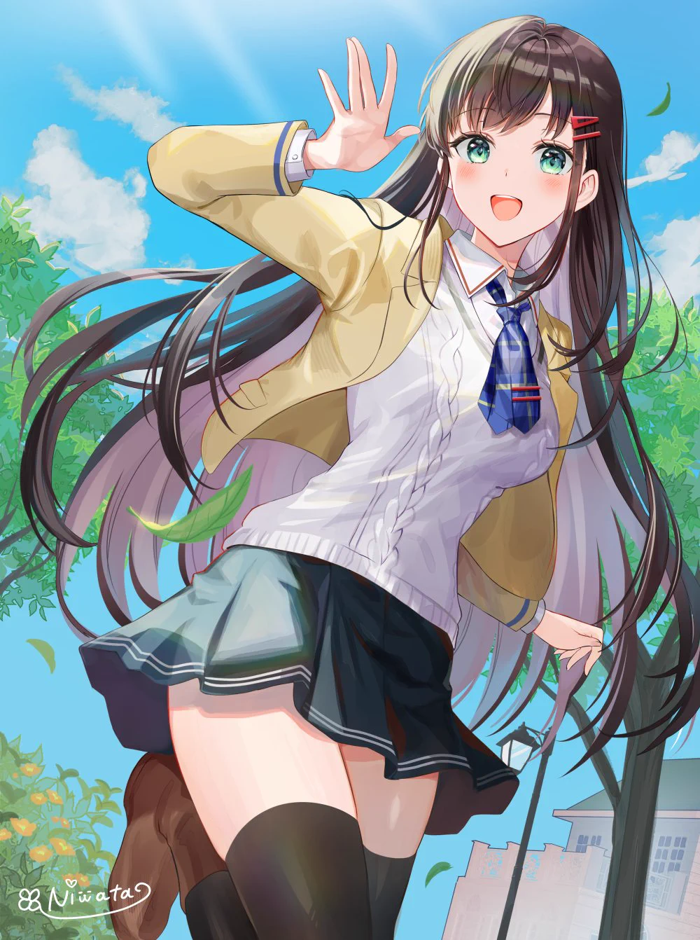 #GWはフォロワーさんが増えるらしいいつも笑顔で挨拶してくれる子 https://t.co/k2nw37dGCU