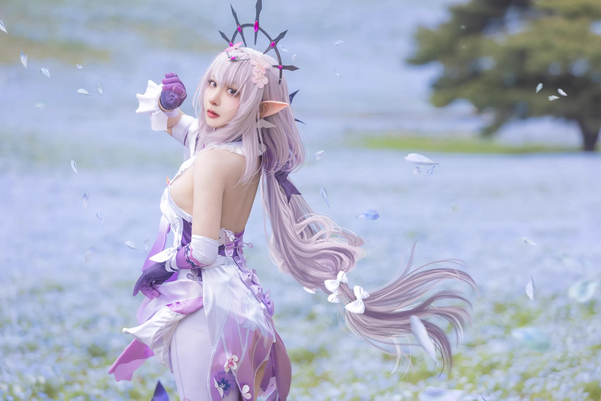 ネモフィラ、本当に美しすぎる╰(*´︶`*)╯♡キャストリス崩壊スターレイルHonkaiStarRail Castorice https://t.co/Fc0lPP3hcc