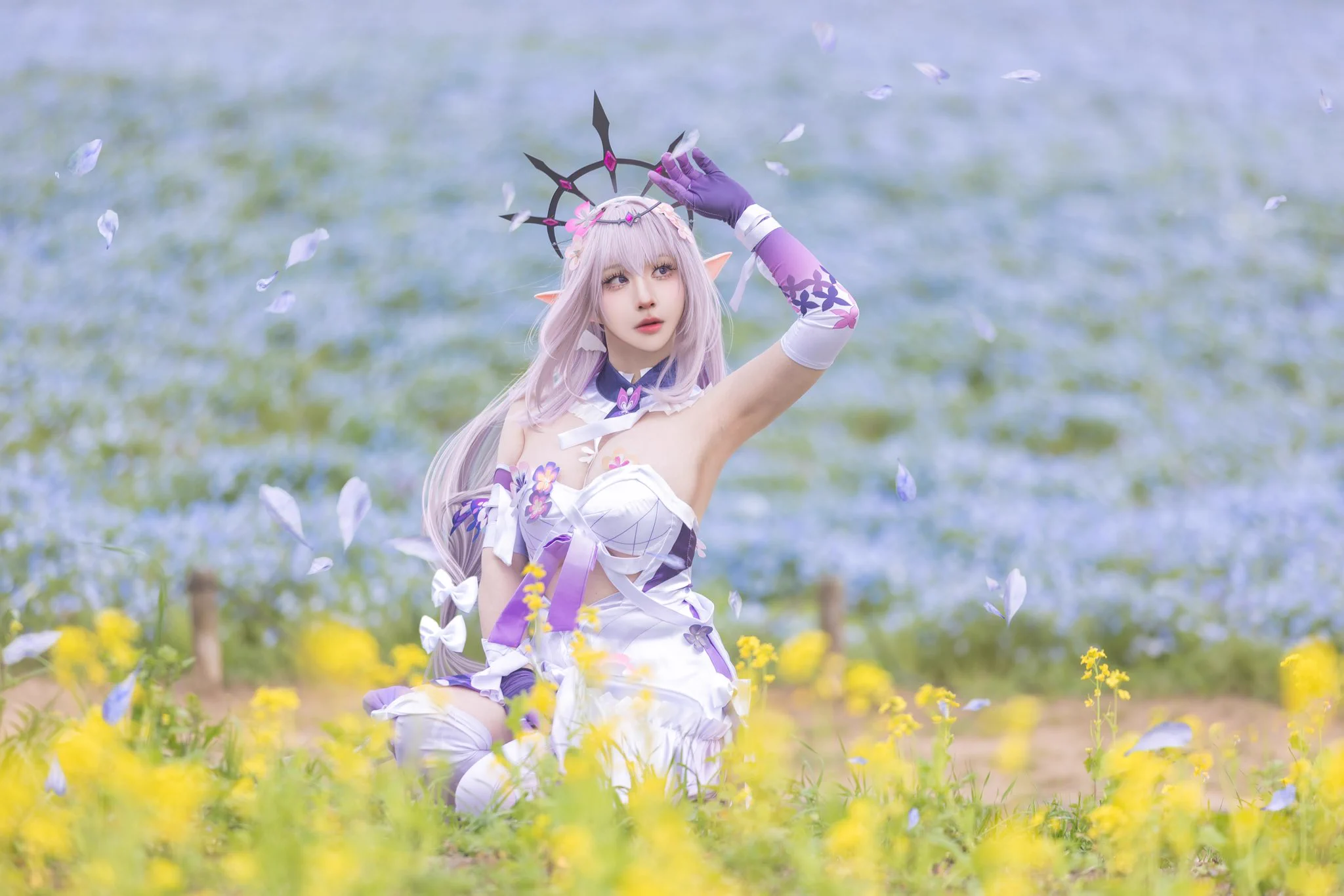 ネモフィラ、本当に美しすぎる╰(*´︶`*)╯♡キャストリス崩壊スターレイルHonkaiStarRail Castorice https://t.co/Fc0lPP3hcc