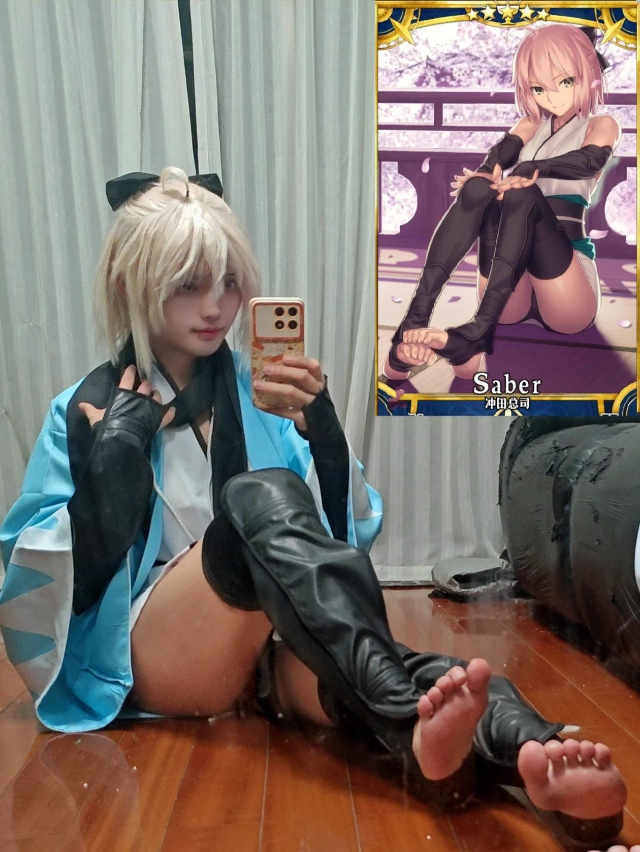 踩脚袜启蒙作#沖田総司 #FGO#男娘 #Femboy #男の娘 https://t.co/sllDaeMuog