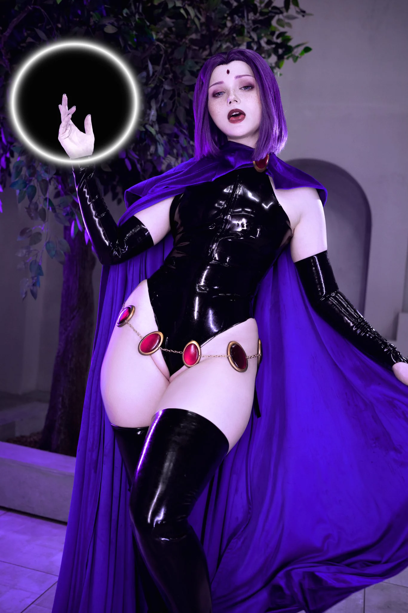 Azarath… Metrion… Zinthos! 🌑✨ Raven from Teen Titans 🕯️ https://t.co/0Eaz4lsKws