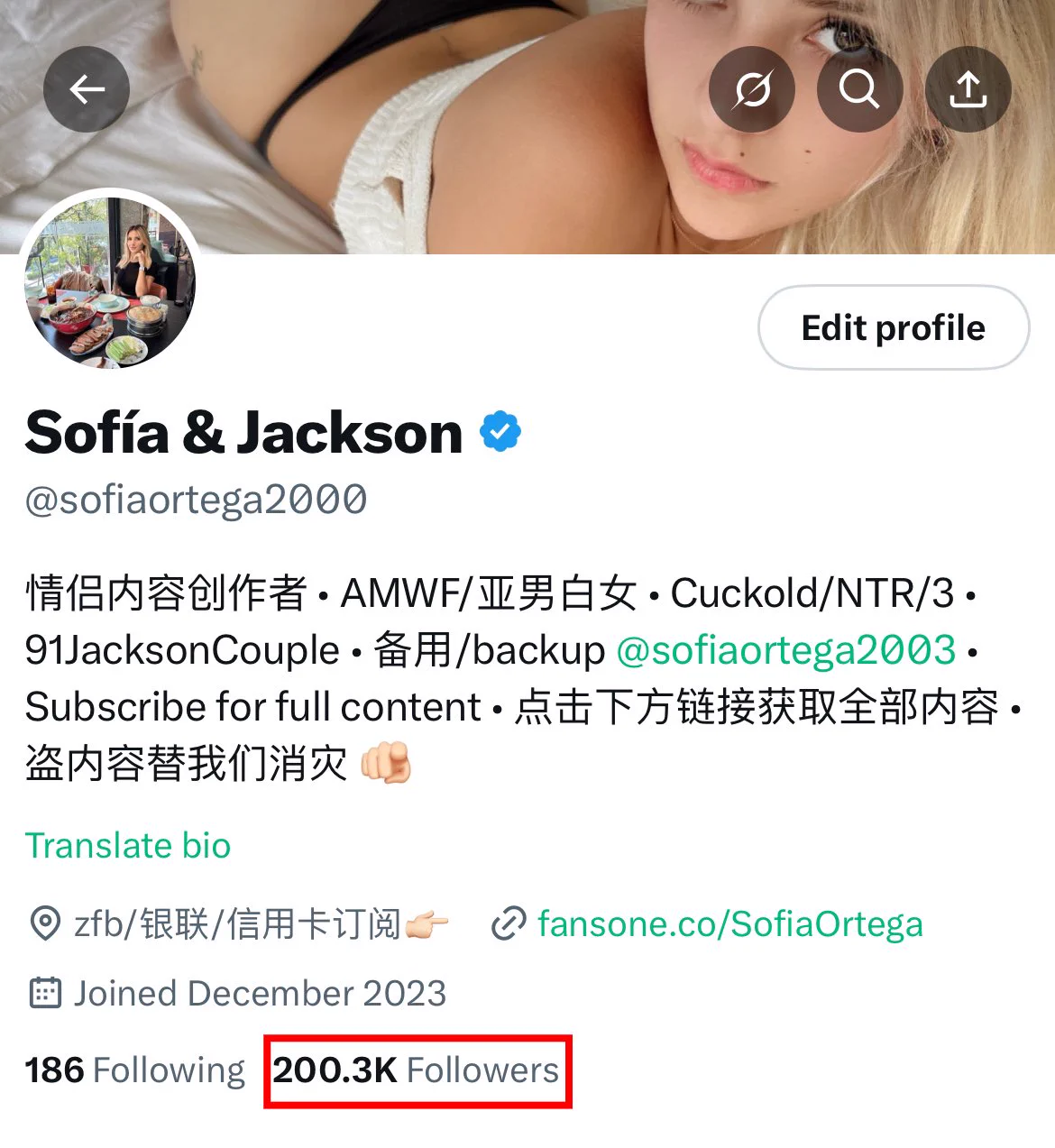 Twitter 200K达成🎉FansOne 前20位订阅特价 5折活动开启！原价400¥/月 现价200¥🎊据FansOne平台规则，若开启自动订阅，则所有的付款周期会按照当时订阅的价格扣款不会受到更改价格的影响❗️自动订阅支持银联/Visa/Mastercard。如愿长期追踪，建议用卡以享长期优惠‼️https://t.co/ifz6Yl2IQV https://t.co/slIDzHY4Tz