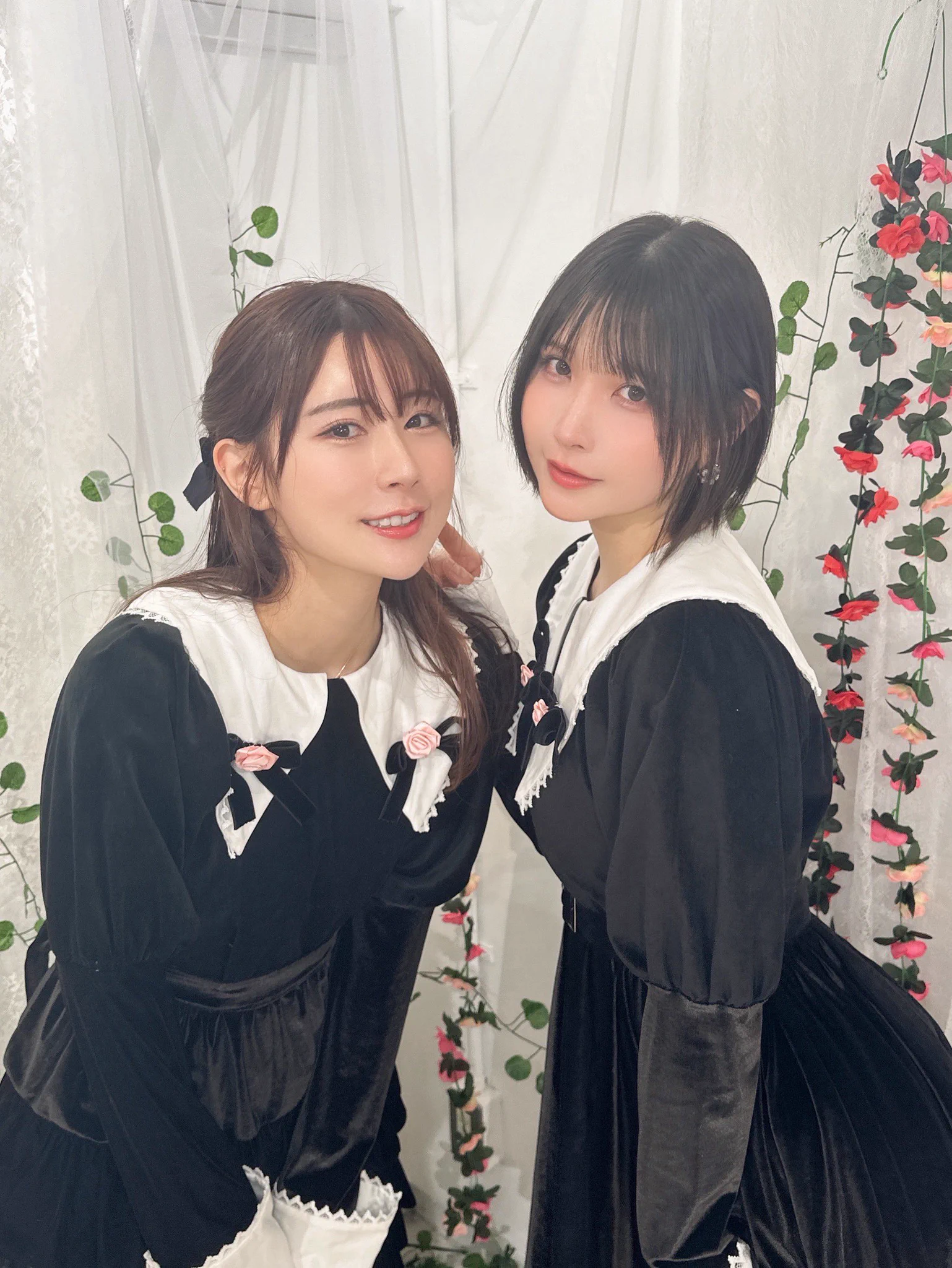shabondama 2025AW展示会お邪魔して来ました🫧ずっと気になっていたお洋服たちをたくさん試着出来て嬉しかったあ🥹🤍ことちゃんとのお揃い可愛いからみてー🖤これとは別でデニムのジャケットお揃いで注文した☺️🎀今日から6日まで恵比寿で展示会開催されてます✨✨#shabondama https://t.co/XJvN8y0MKa
