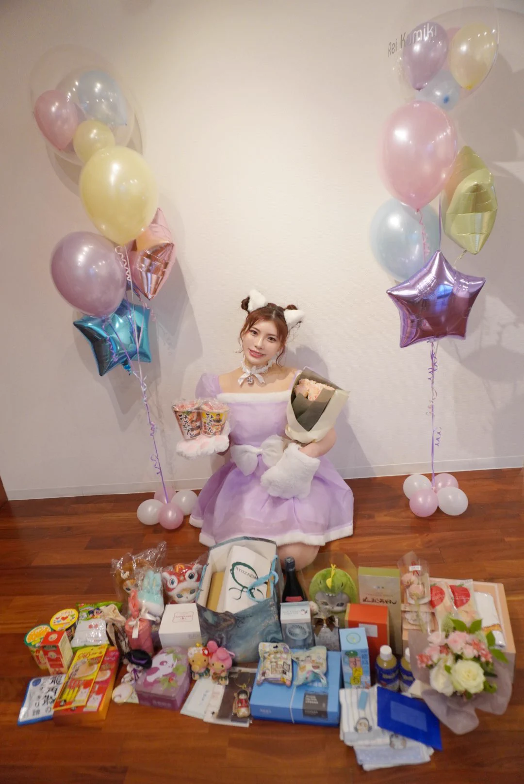 チェキ会ありがとうございました🩷沢山お話も出来て楽しかったです🐱念願のみそきん！！！！プレゼントも沢山ありがとうございます🫶🏻 https://t.co/tHZwhY6U3x