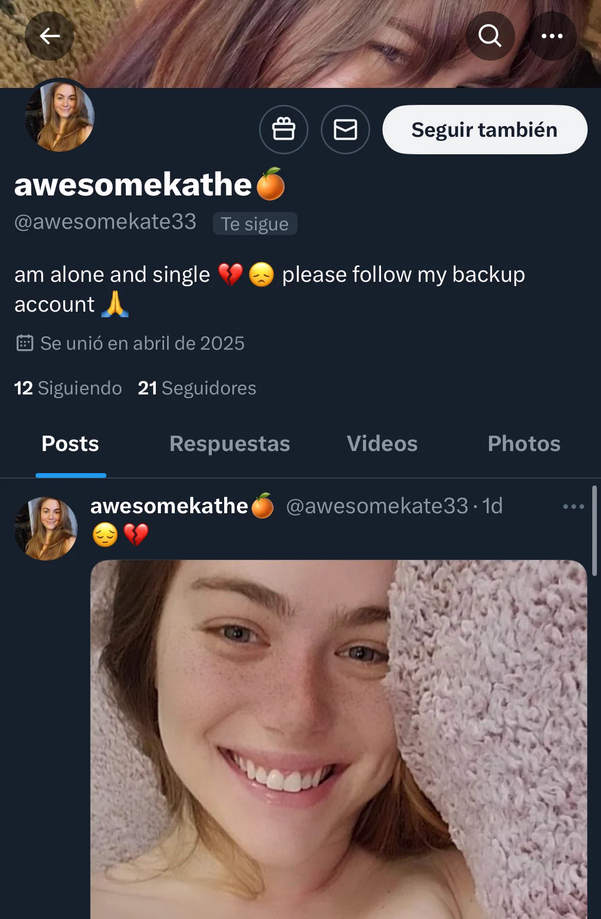 report this account, it's not me, I don't use that account thanks! 👇🏻 https://t.co/59Bxp0AZJU